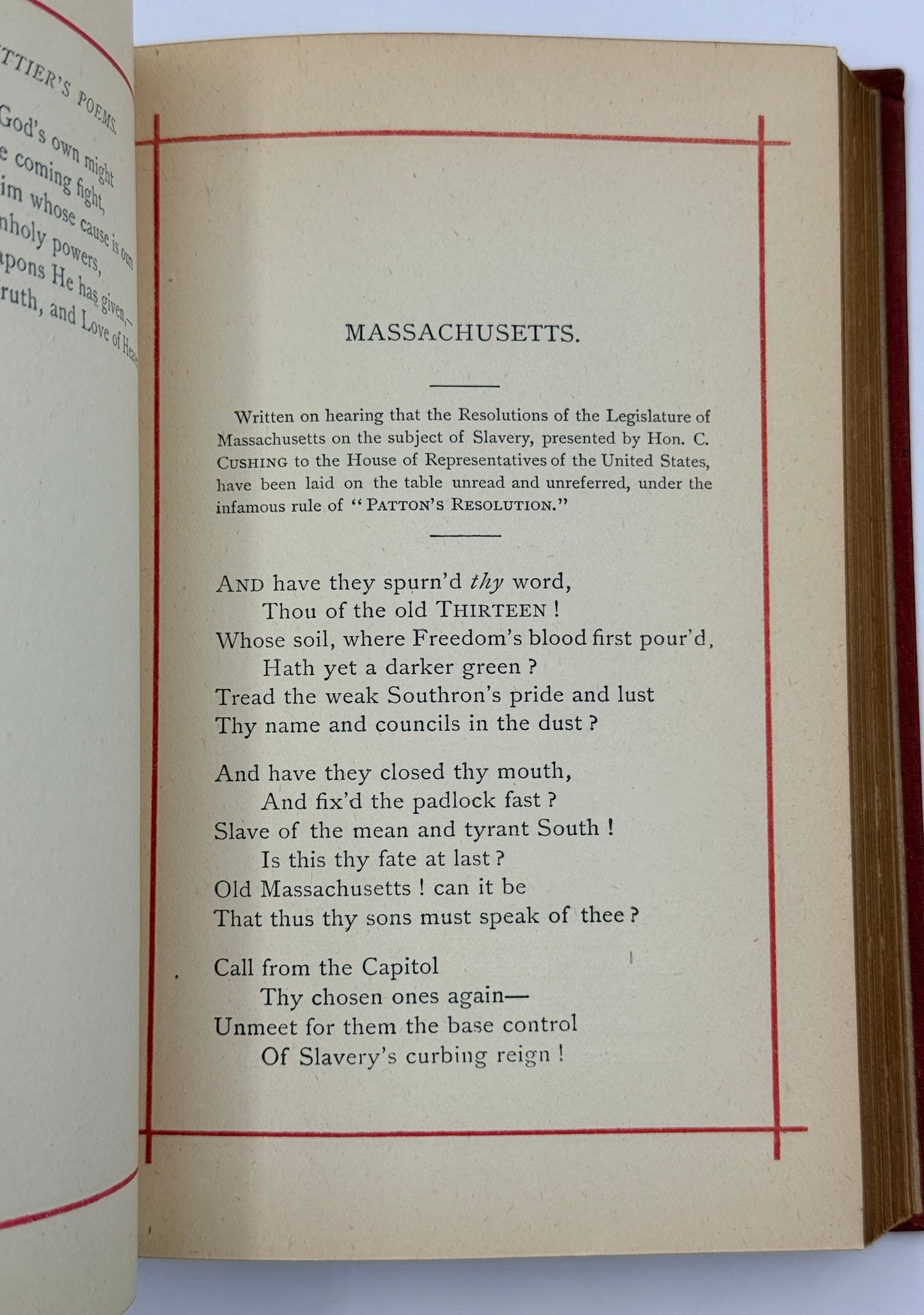Poems by John Whittier