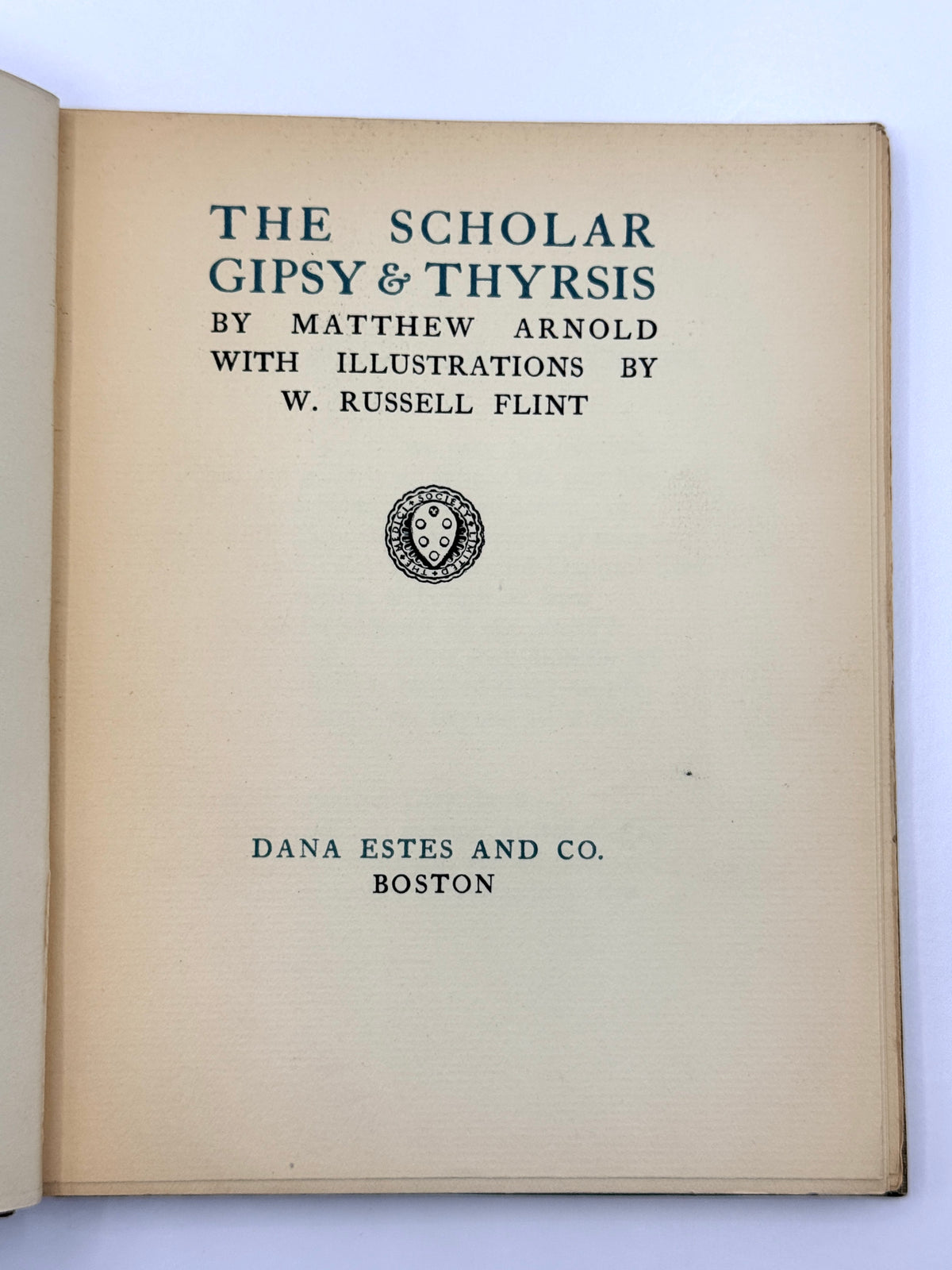 The Scholar Gipsy & Thyrsis by Matthew Arnold