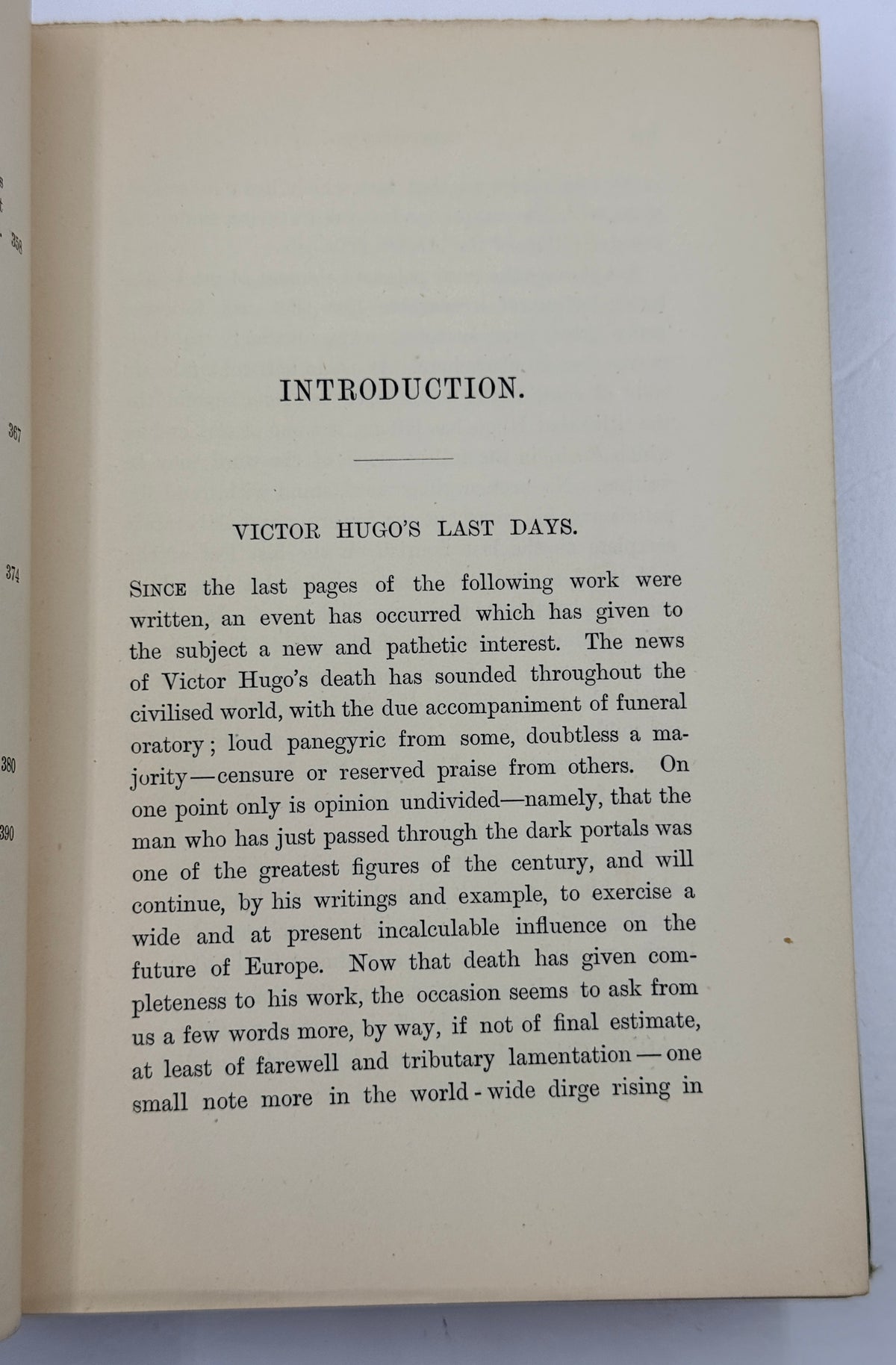 Victor Hugo, A Memoir & a Study, 1885