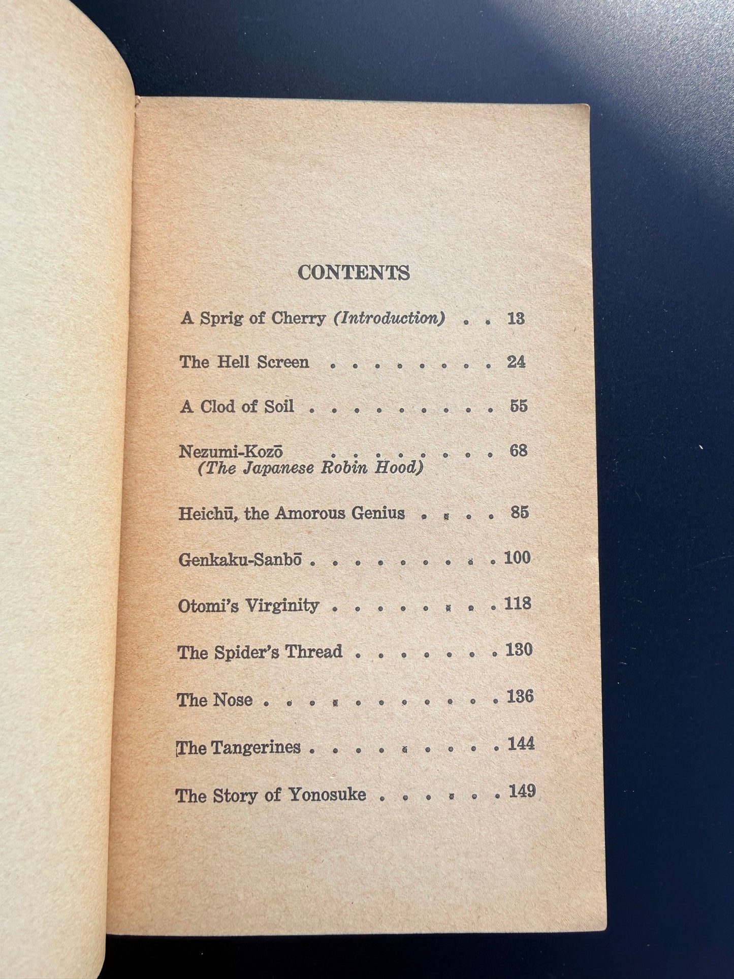 Japanese Short Stories by Ryunosuke Akutagawa, 1961