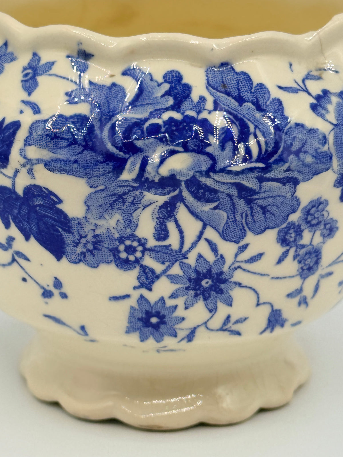 Taylor Smith Dogwood Blue and White Creamer