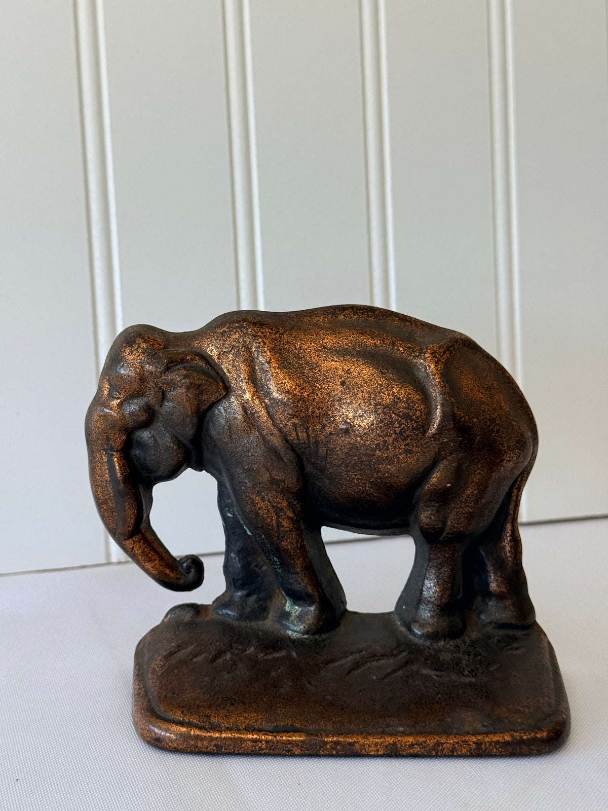 Elephant Cast Iron Bookends, 5”
