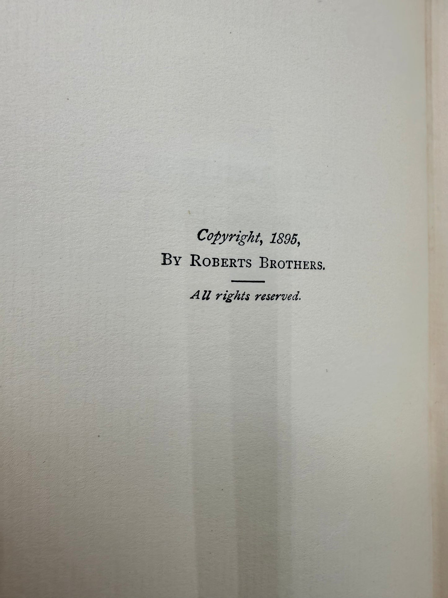 From Dreamland Sent by Lilian Whiting, 1895