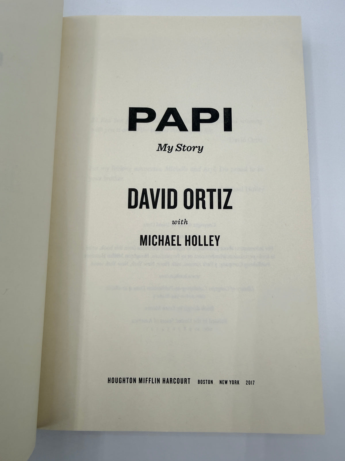 Papi by David Ortiz