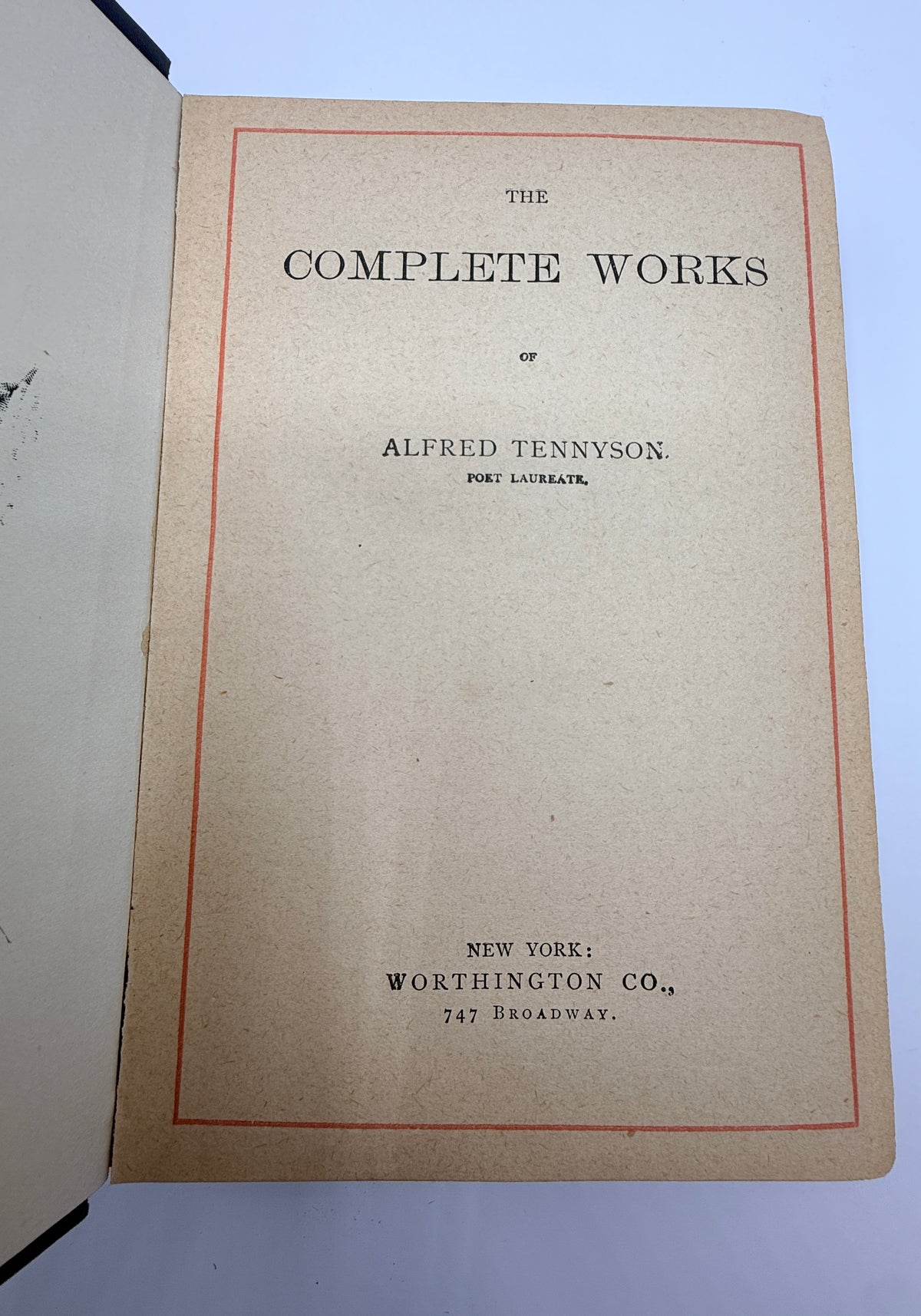 Alfred Tennyson’s Works, 1880’s