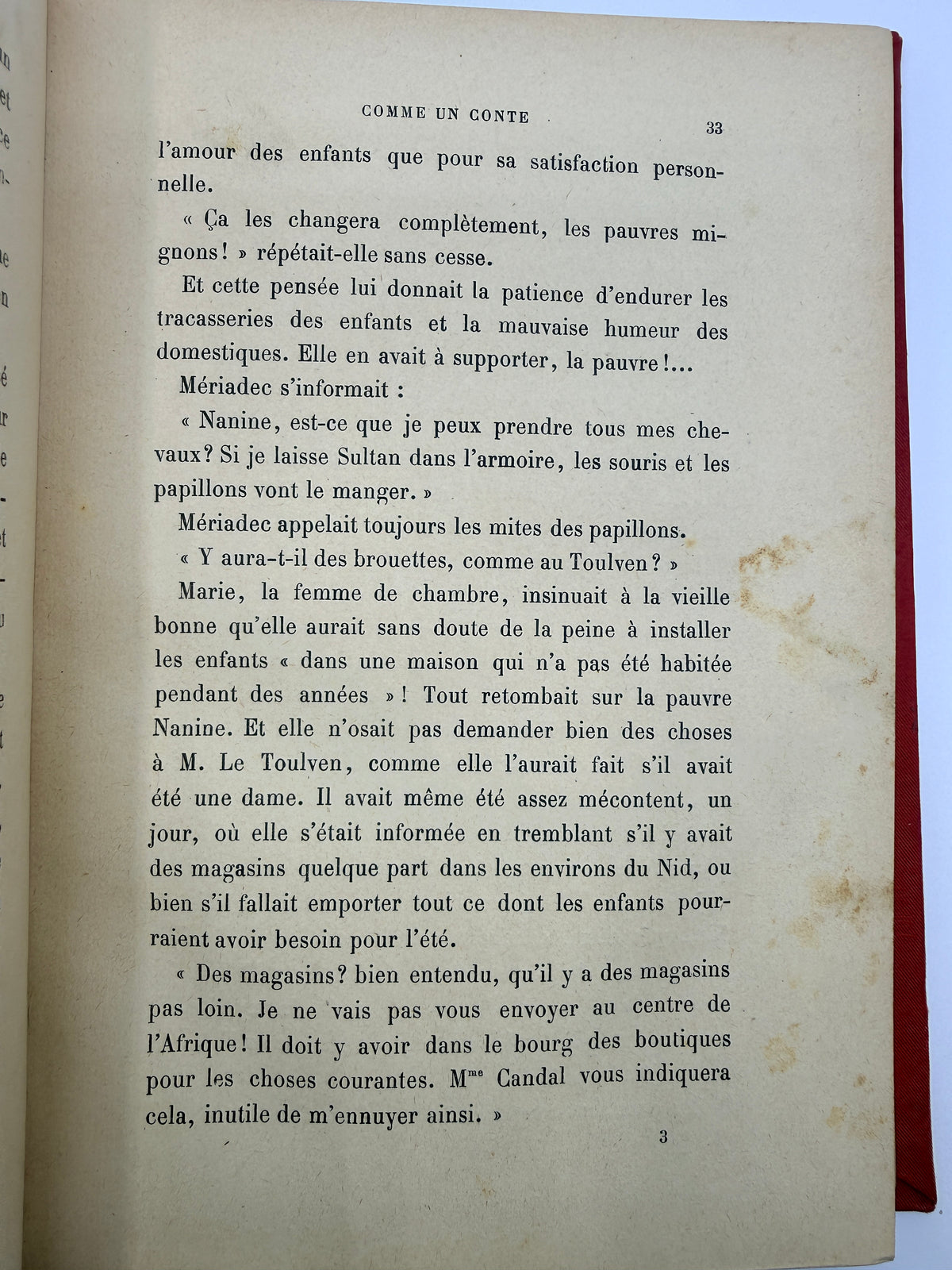 Comme un Conte by Marie de Chateau Verdun, 9"