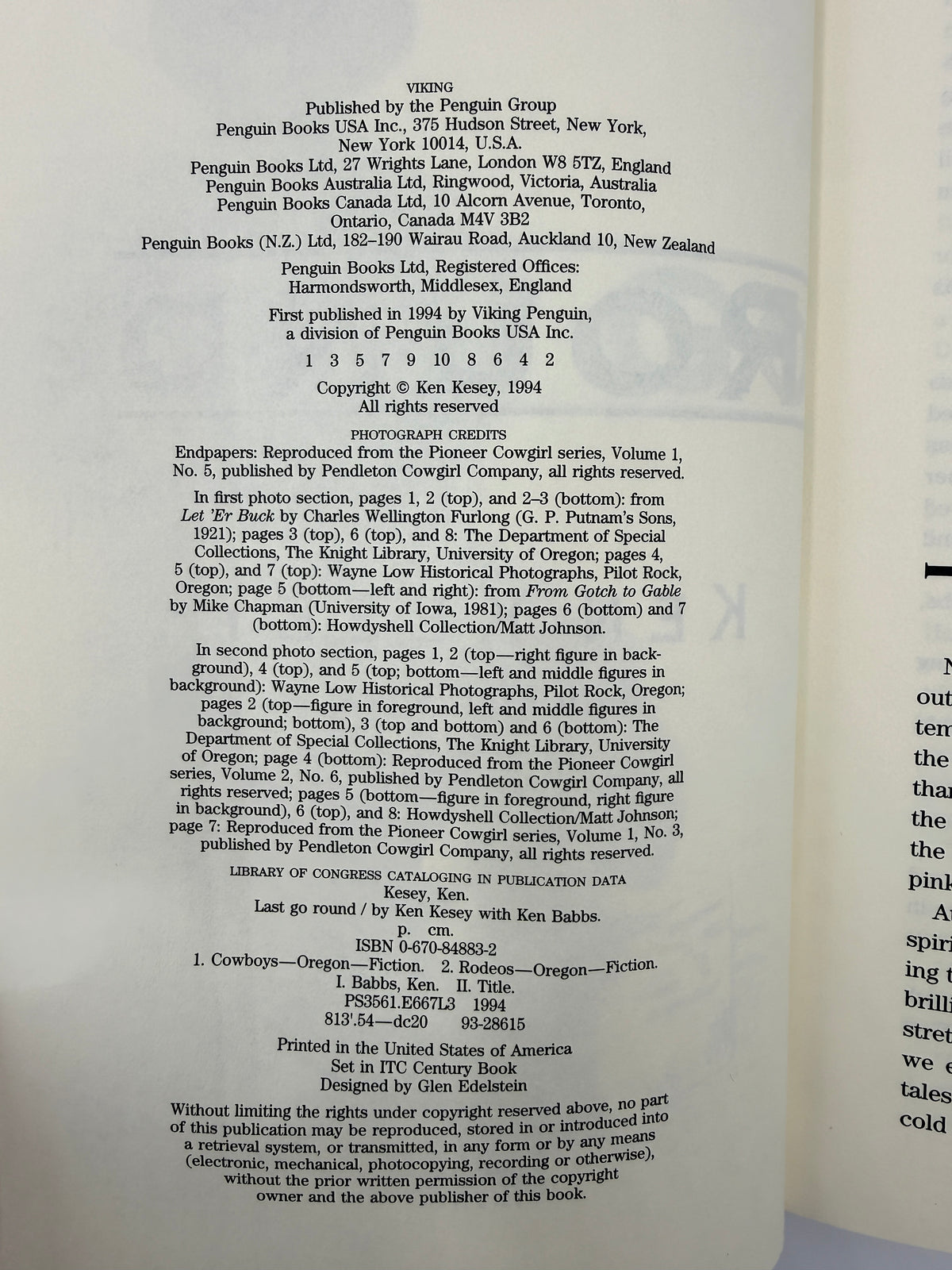 Last Go Around by Ken Kesey