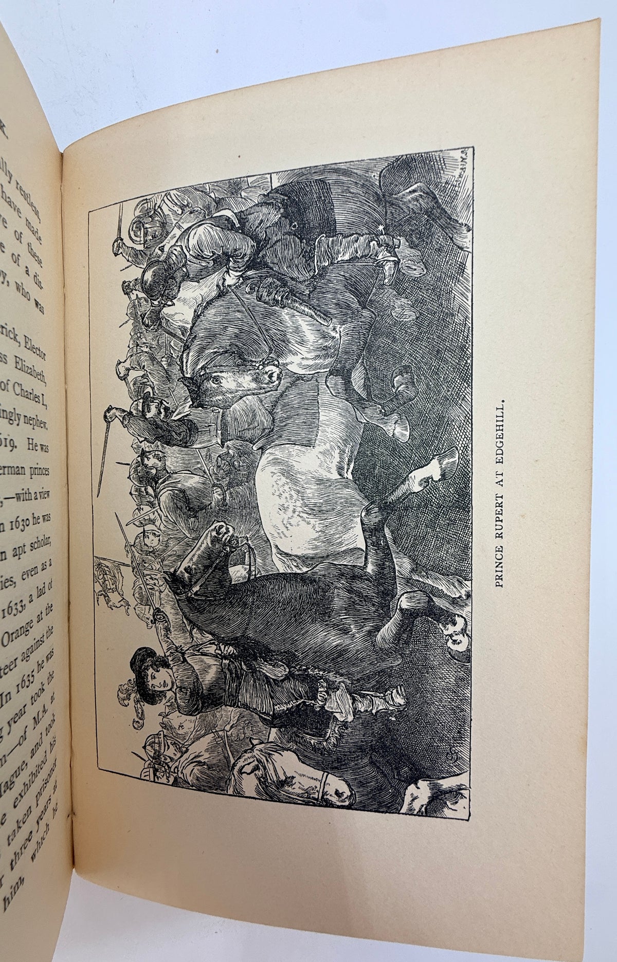 Half Hours On the Quarter Deck, Antique English White Vellum Book