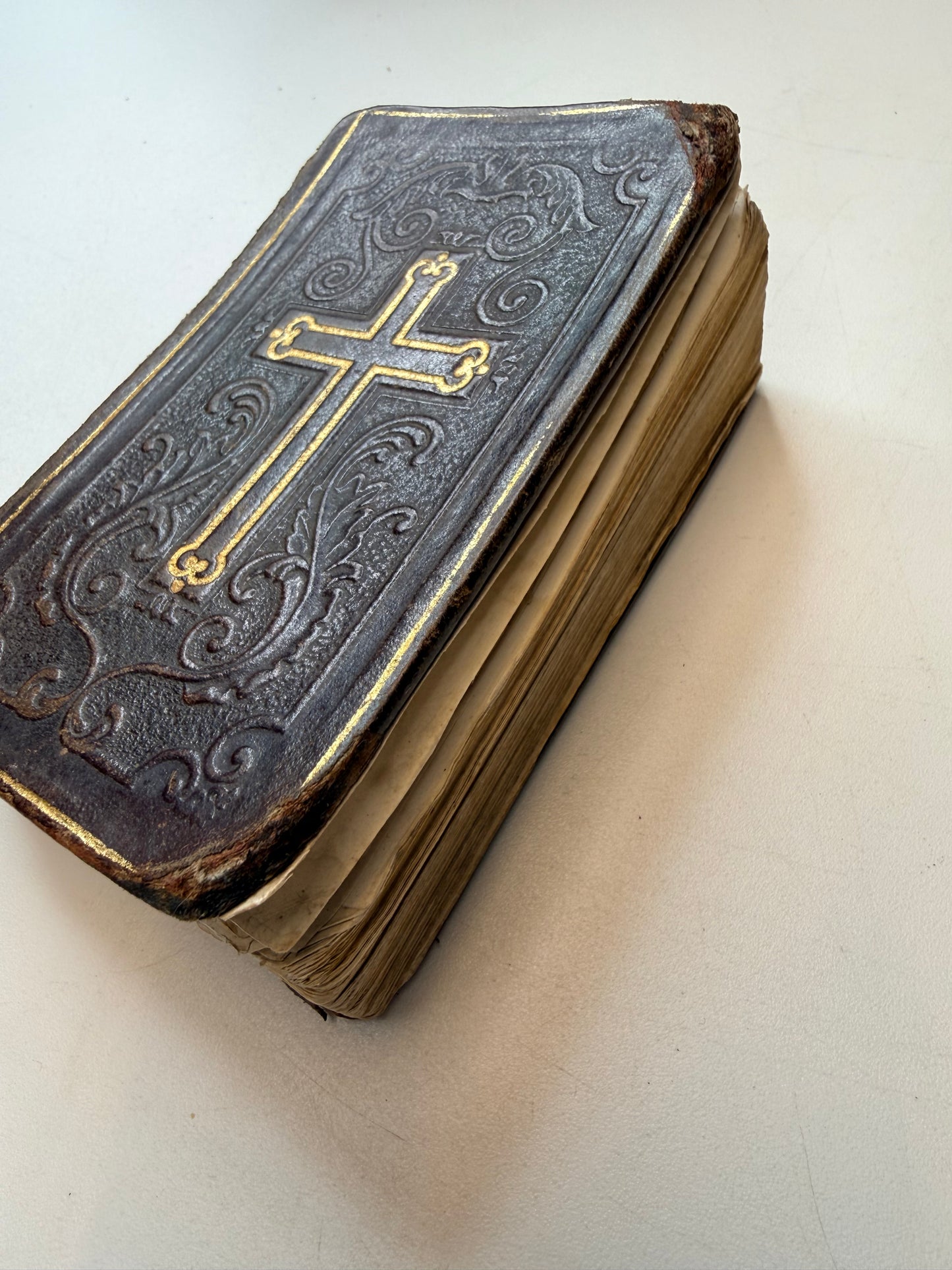 Imitation of Jesus Christ, Leather French Book, 1843