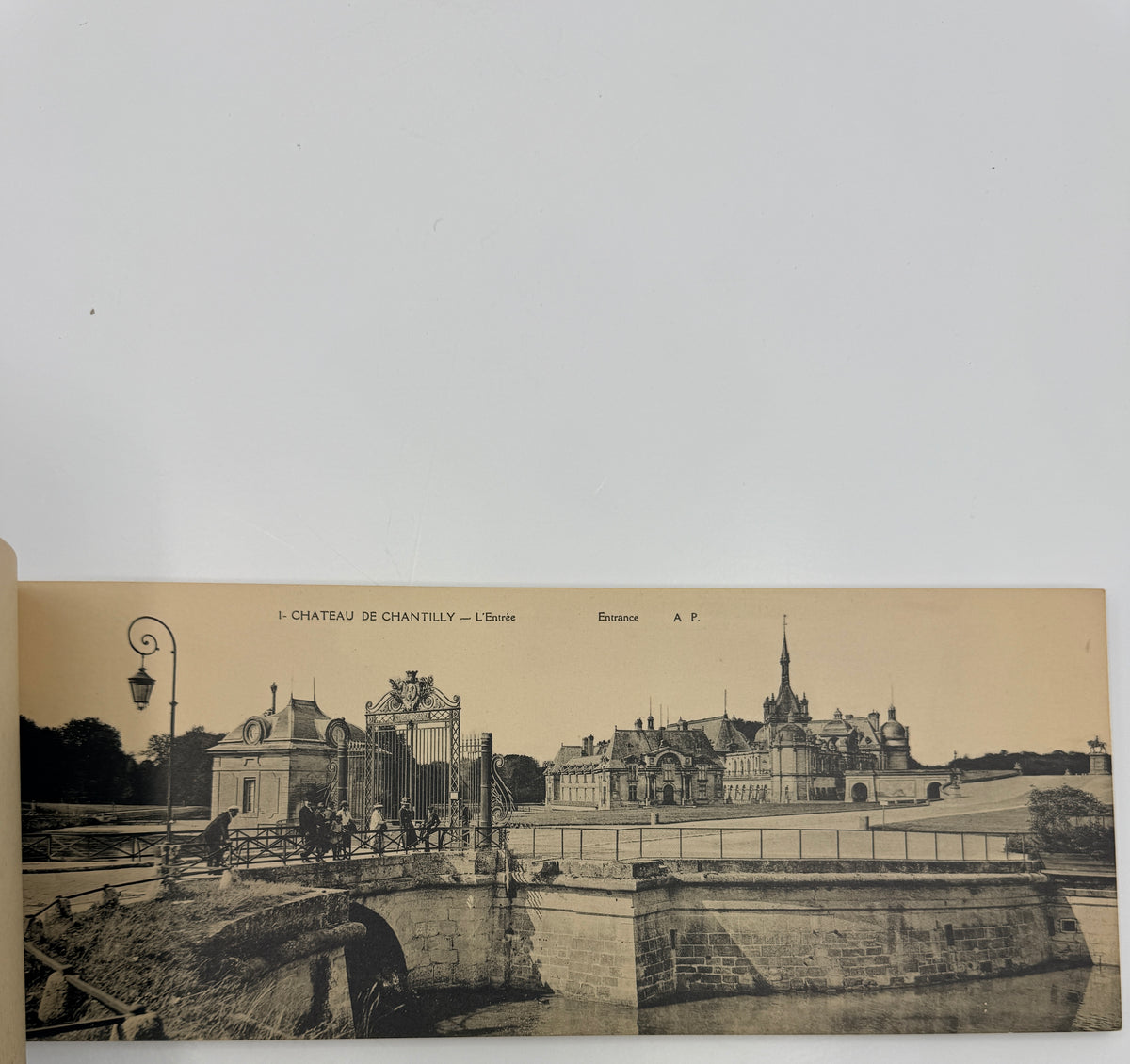Le Chateau Chantilly le Parc Panoramiques, French Vintage Panoramics