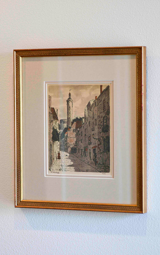 Street in Normandy Wall Art