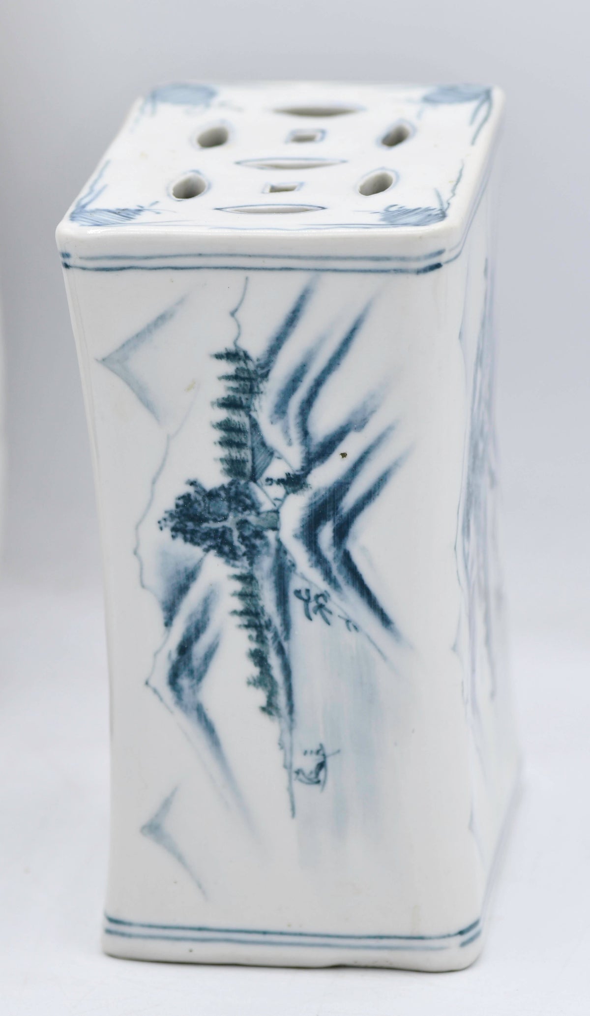 Blue and White Porcelain Pillow