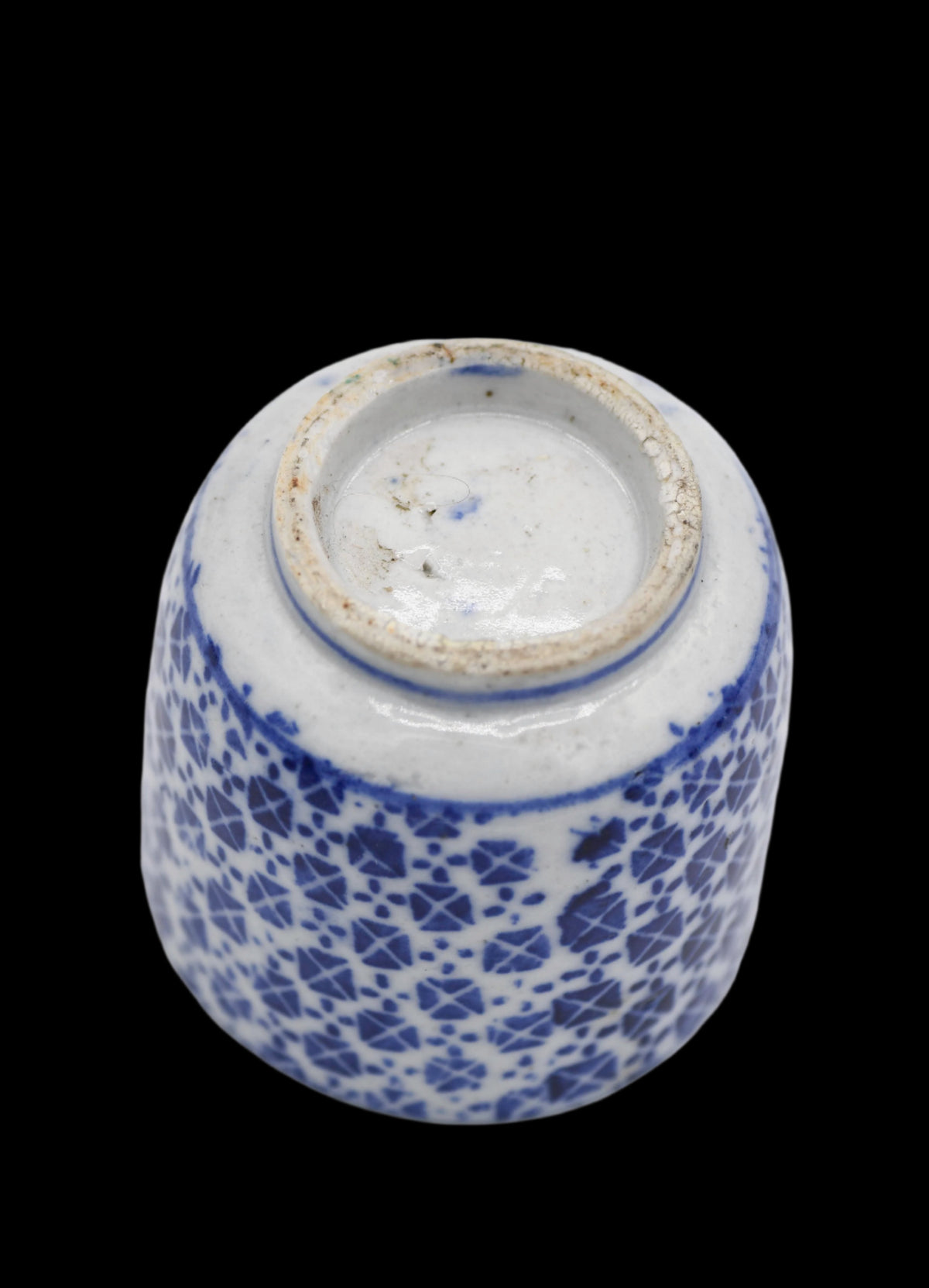 Blue and White Transferware Teacup