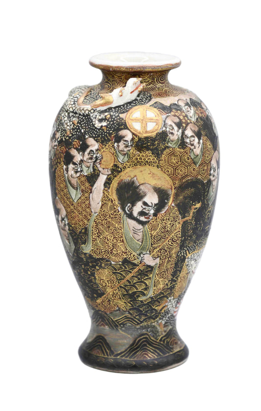 Satsuma Vase, 6", Japan