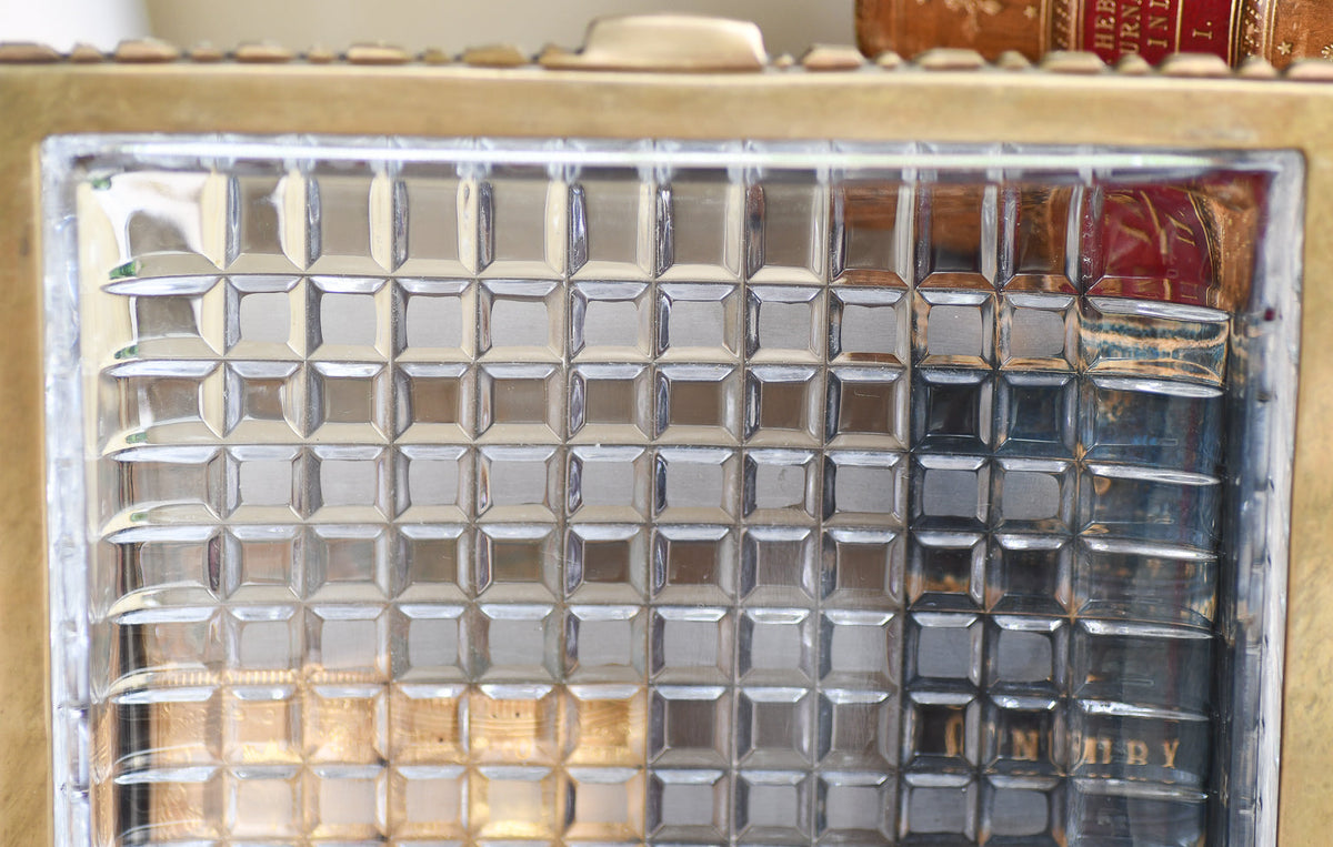 Large Vintage European Crystal Dresser Box