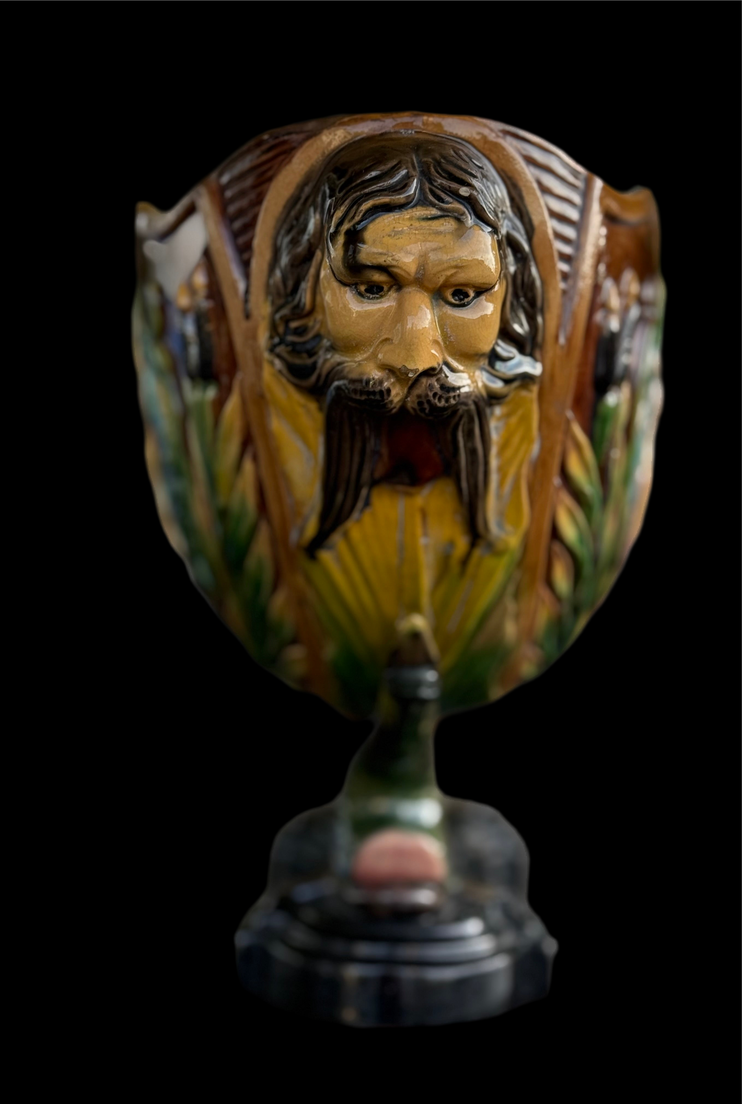 Whilhelm Schiller Antique Majolica Jardiniere