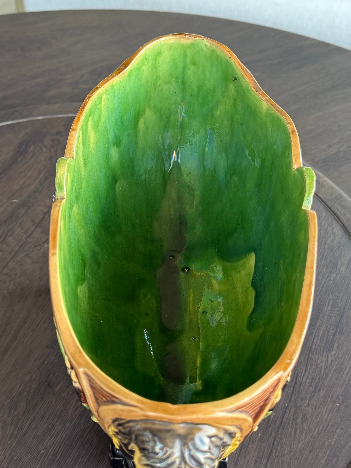Whilhelm Schiller Antique Majolica Jardiniere