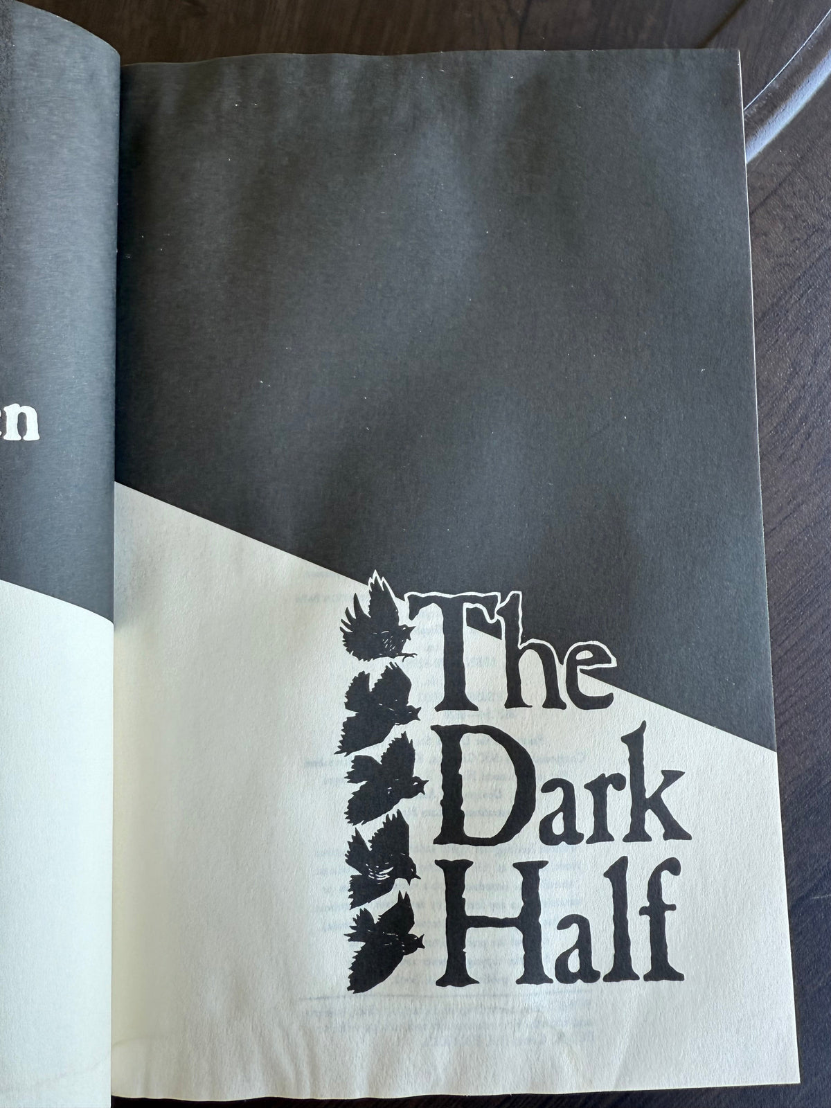The Dark Half by Stephen King, First Edition
