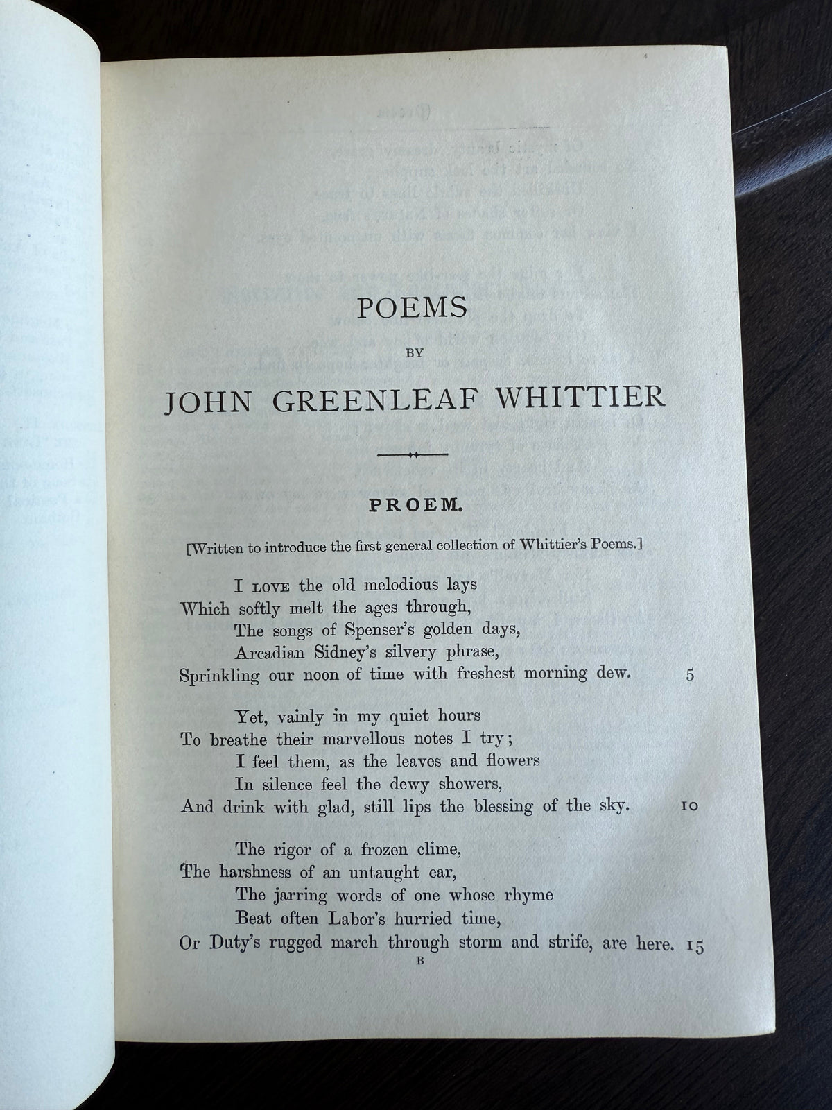 John G Whittier’s Poems, Oxford Edition