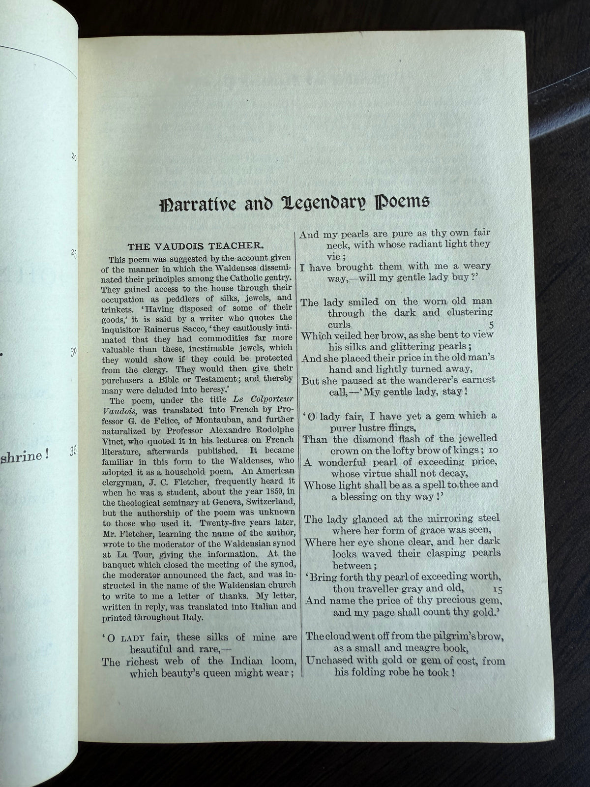 John G Whittier’s Poems, Oxford Edition