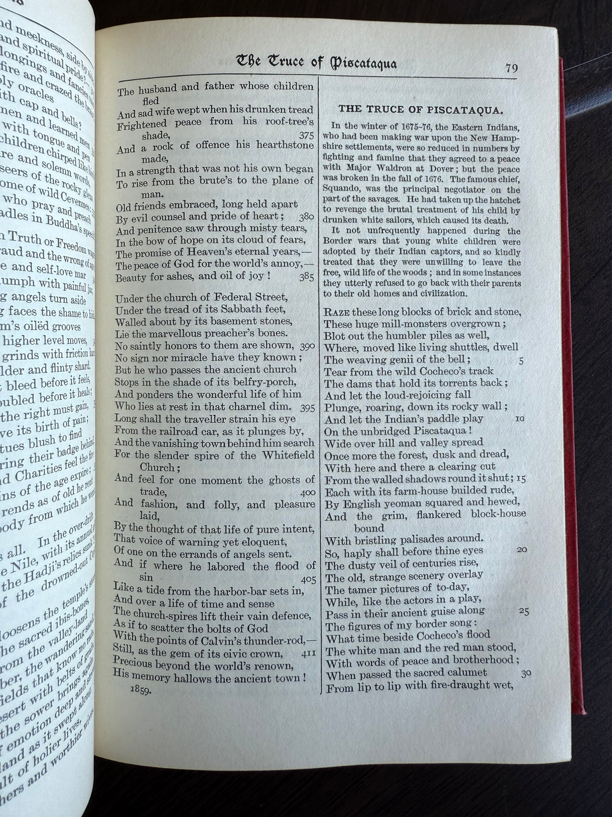 John G Whittier’s Poems, Oxford Edition