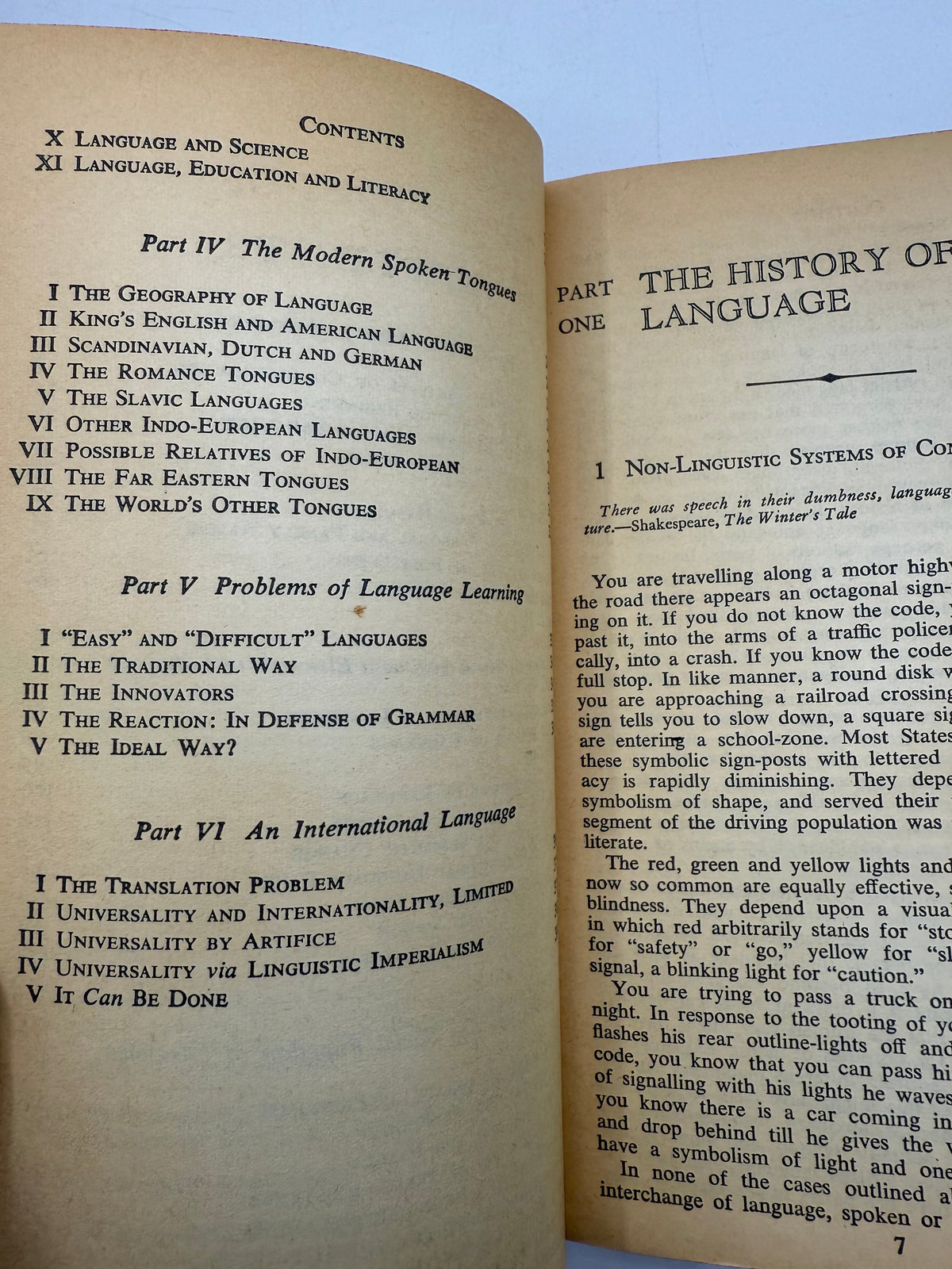 The Story of Language by Mario Pei, 1960