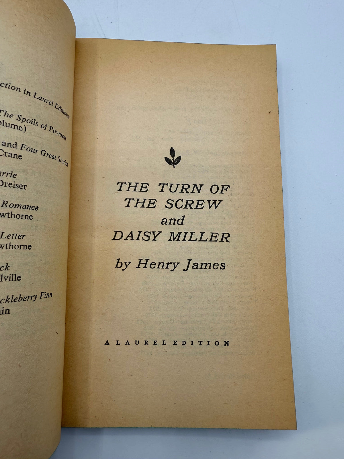 The Turn of the Screw by Henry James, 1977