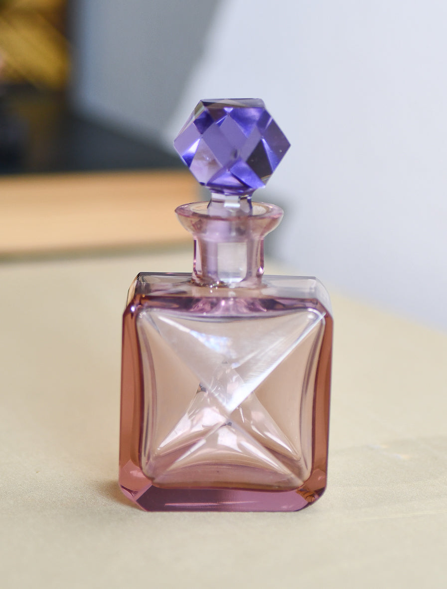 Vintage Purple Perfume Bottle