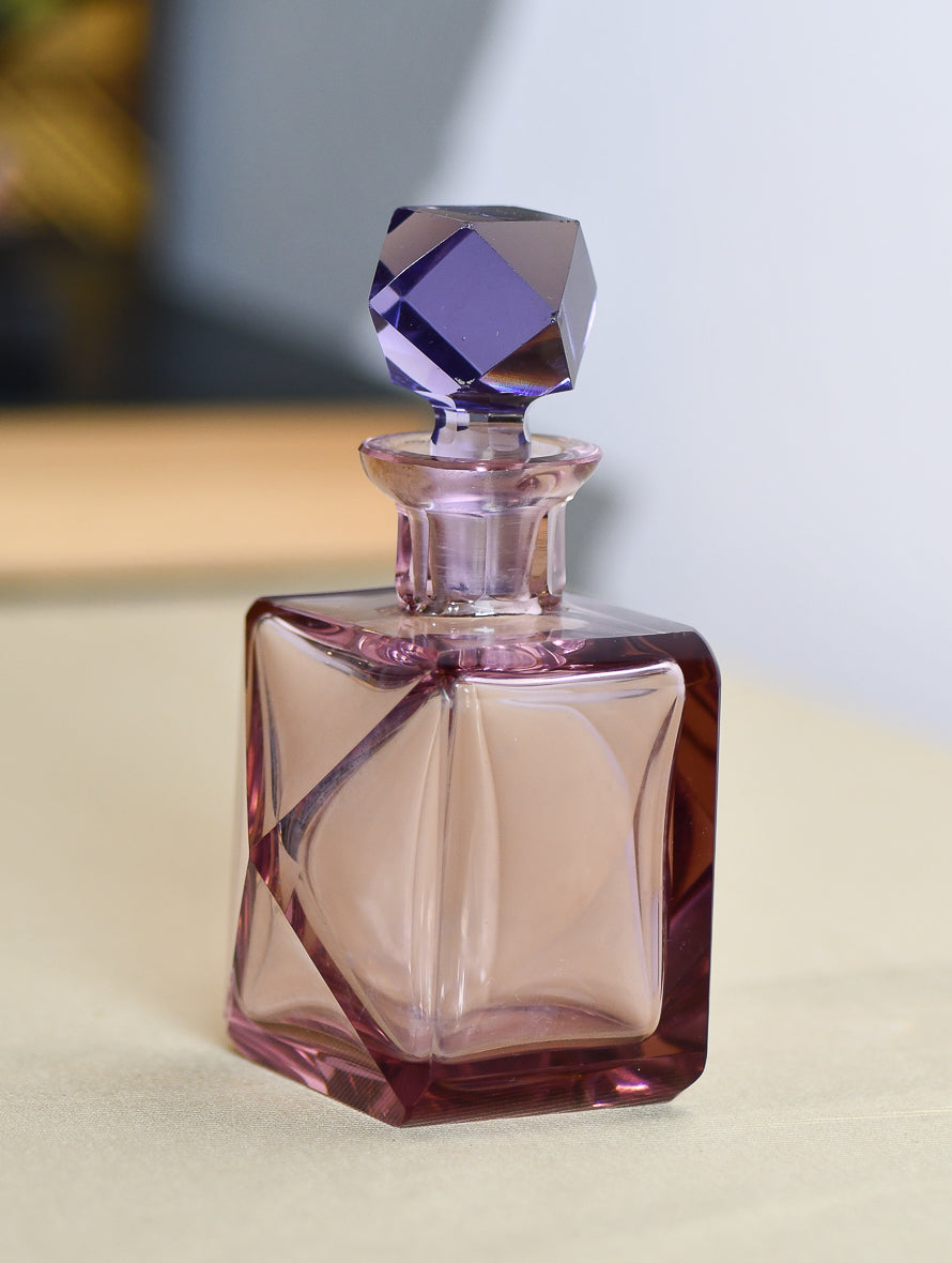 Vintage Purple Perfume Bottle