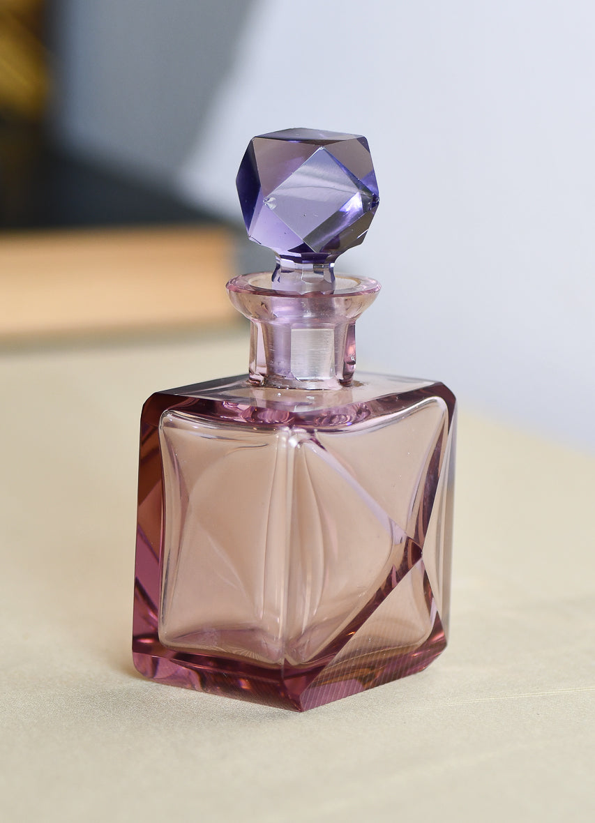 Vintage Purple Perfume Bottle