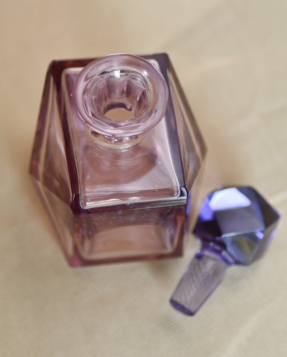 Vintage Purple Perfume Bottle