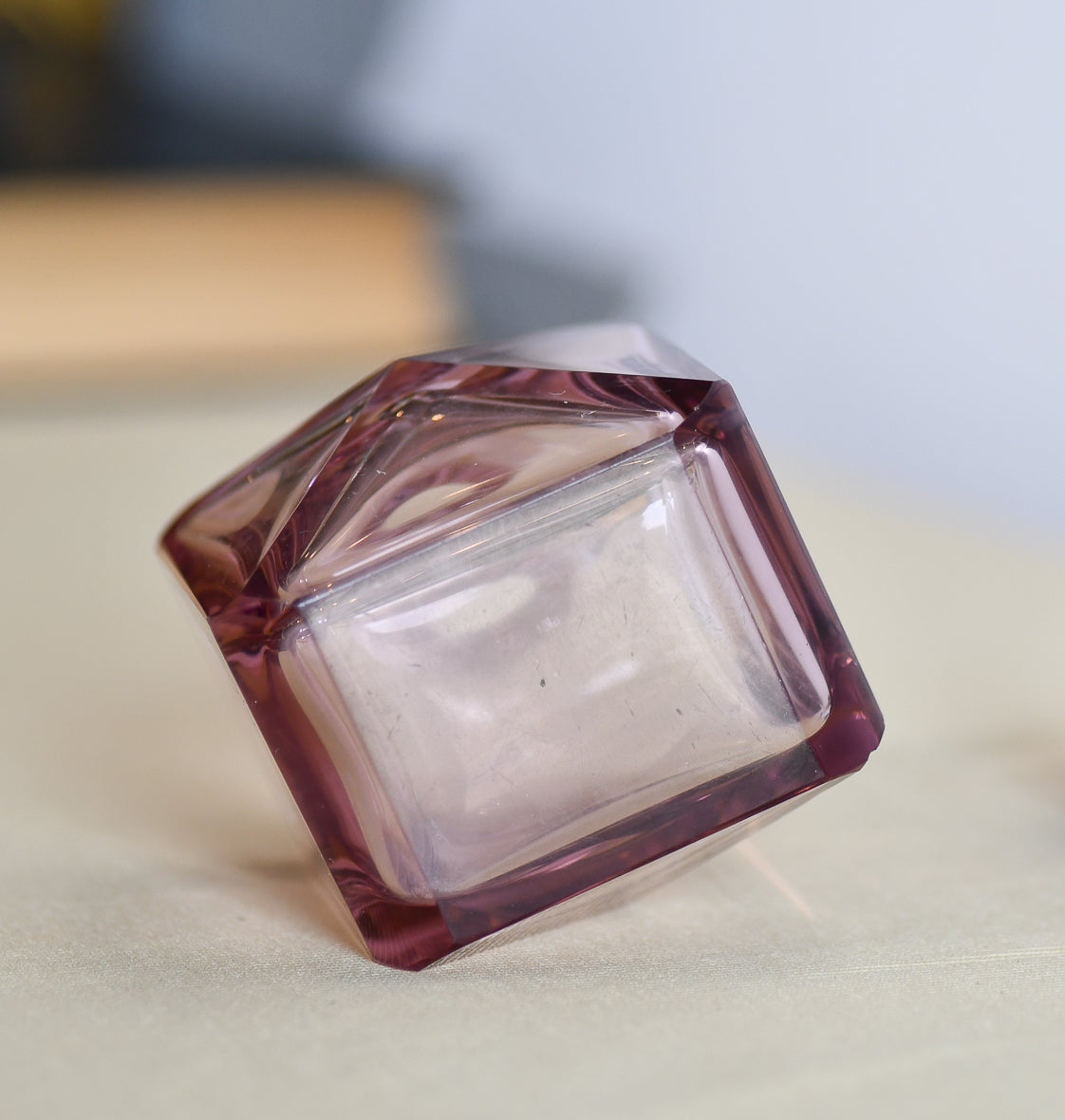 Vintage Purple Perfume Bottle