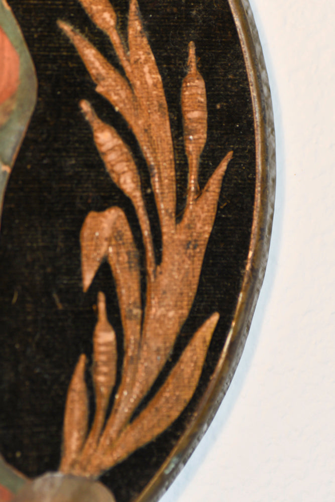 French Christian Wall Plaque, Christian Wall Art