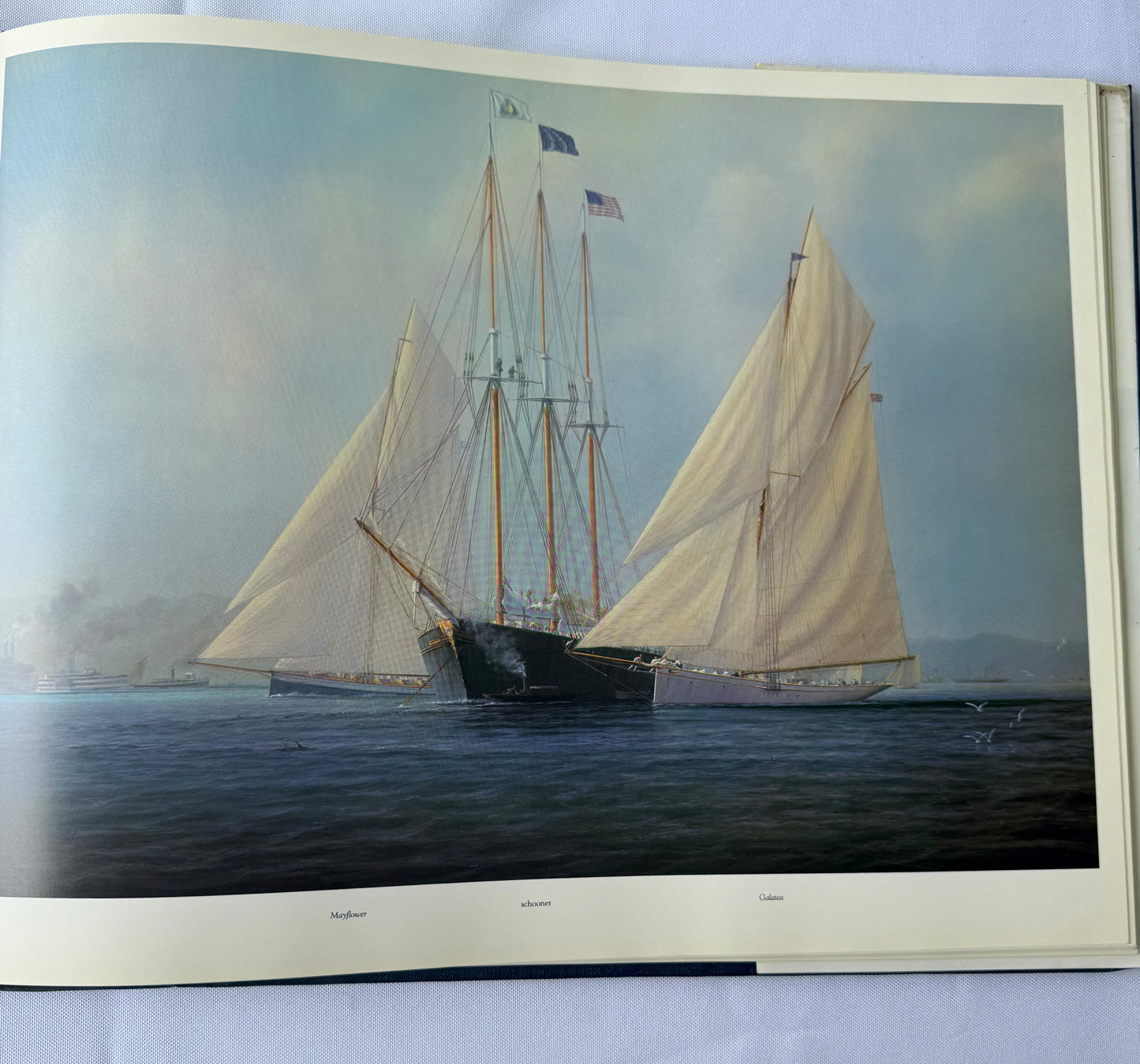 The Winning Moment, Paintings of The America’s Cup (1851-1987). Tim Thompson Art