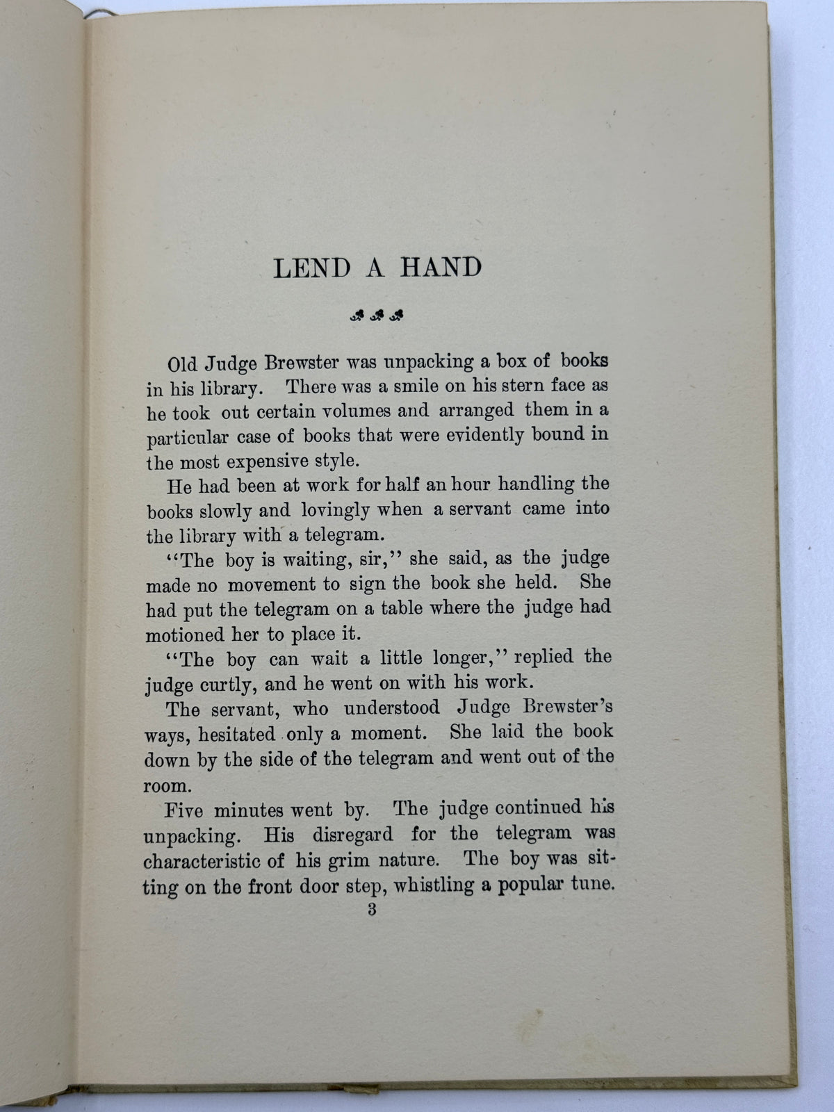 Lend a Hand by Charles Sheldon, 1899