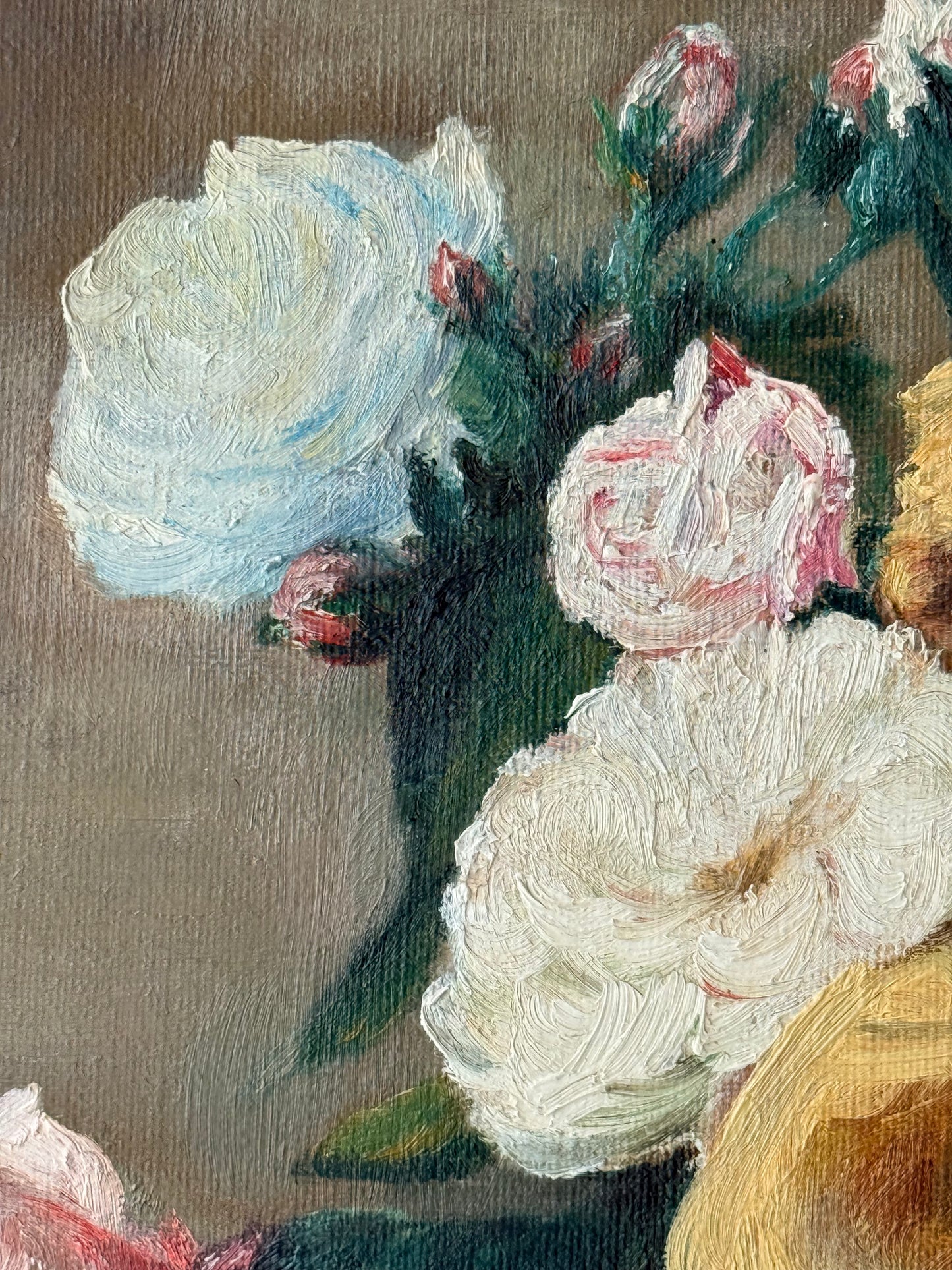 Floral Still Life Oil Painting, 18”