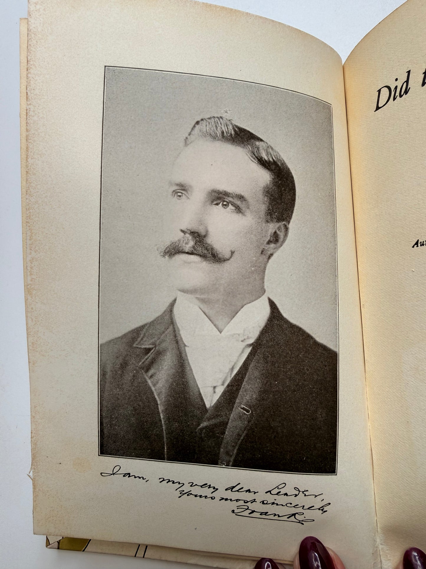Did the Pardon Come too Late? 1897