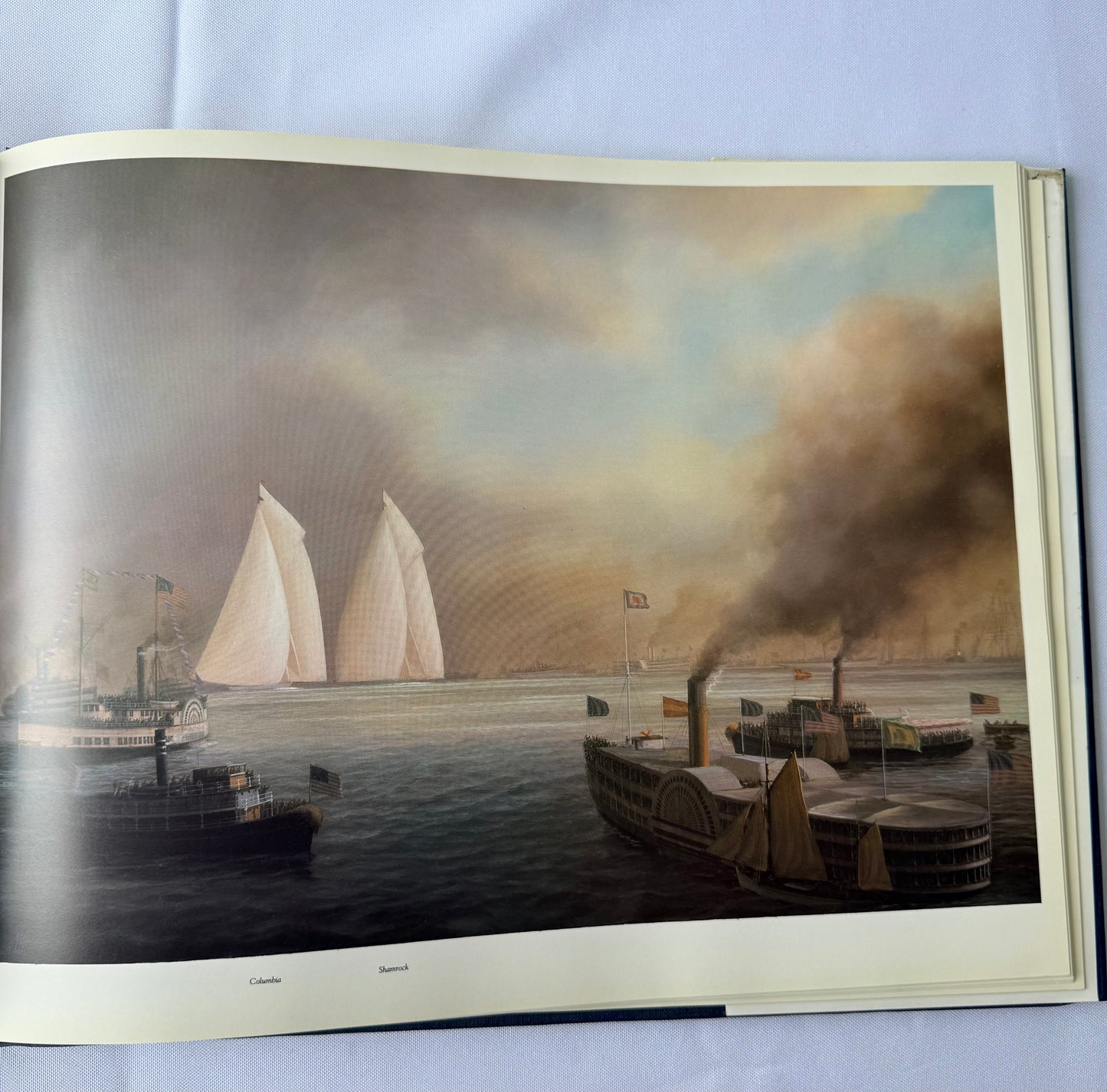 The Winning Moment, Paintings of The America’s Cup (1851-1987). Tim Thompson Art