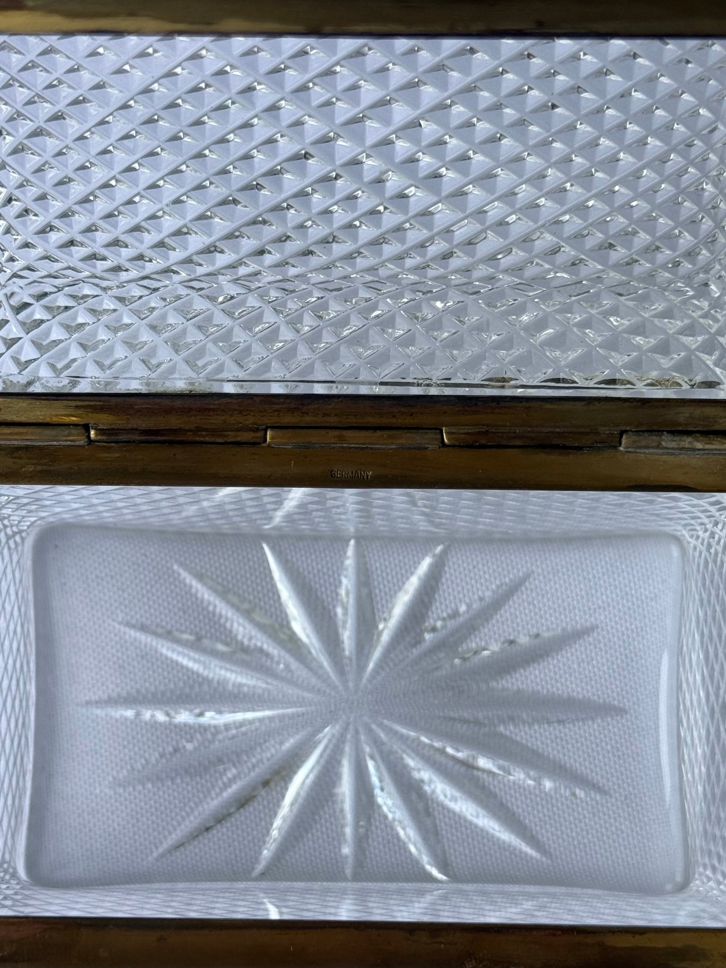 Diamond Cut Crystal Box