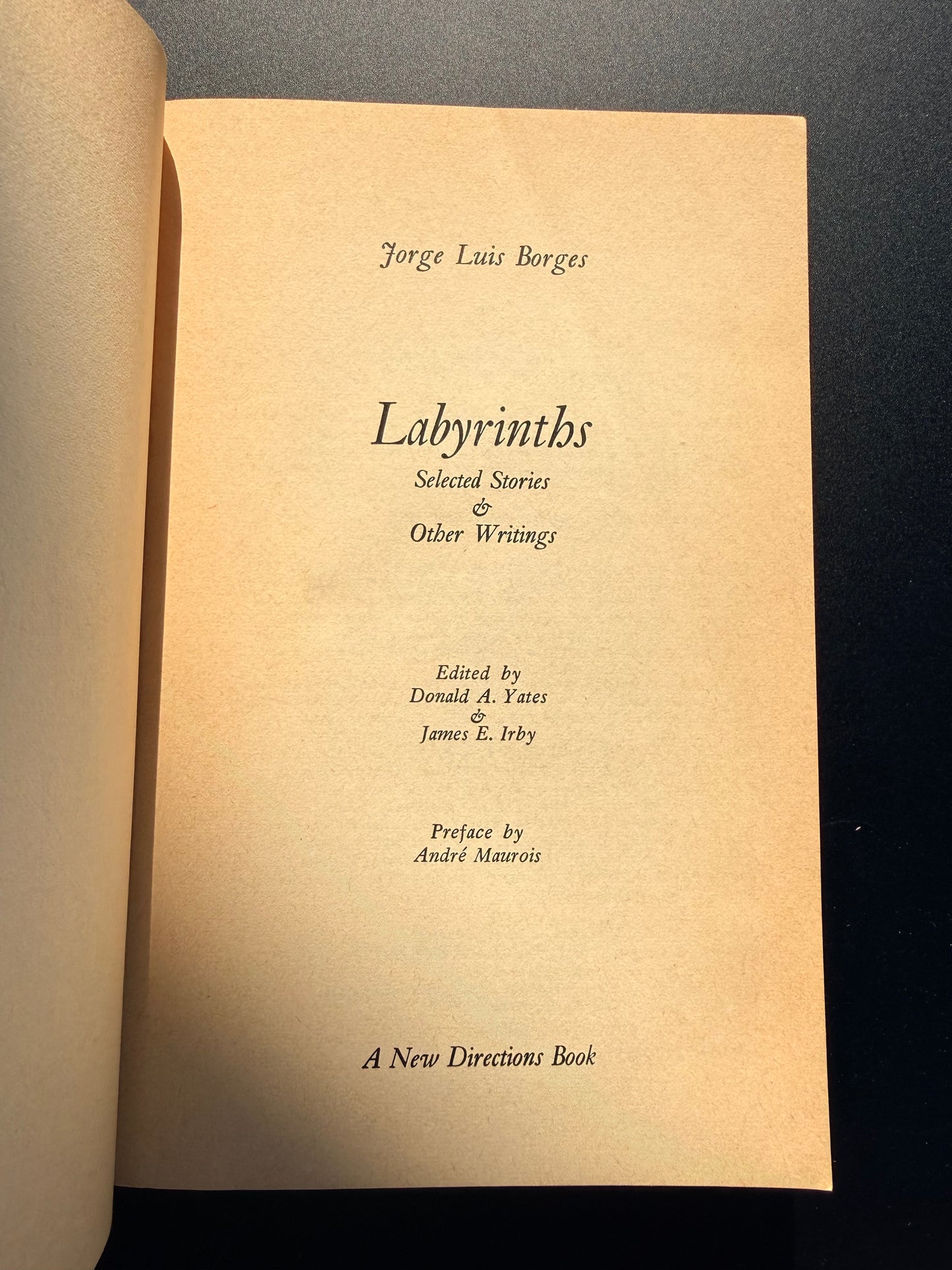 Labyrinths by Jorge Luis Borges, 1964