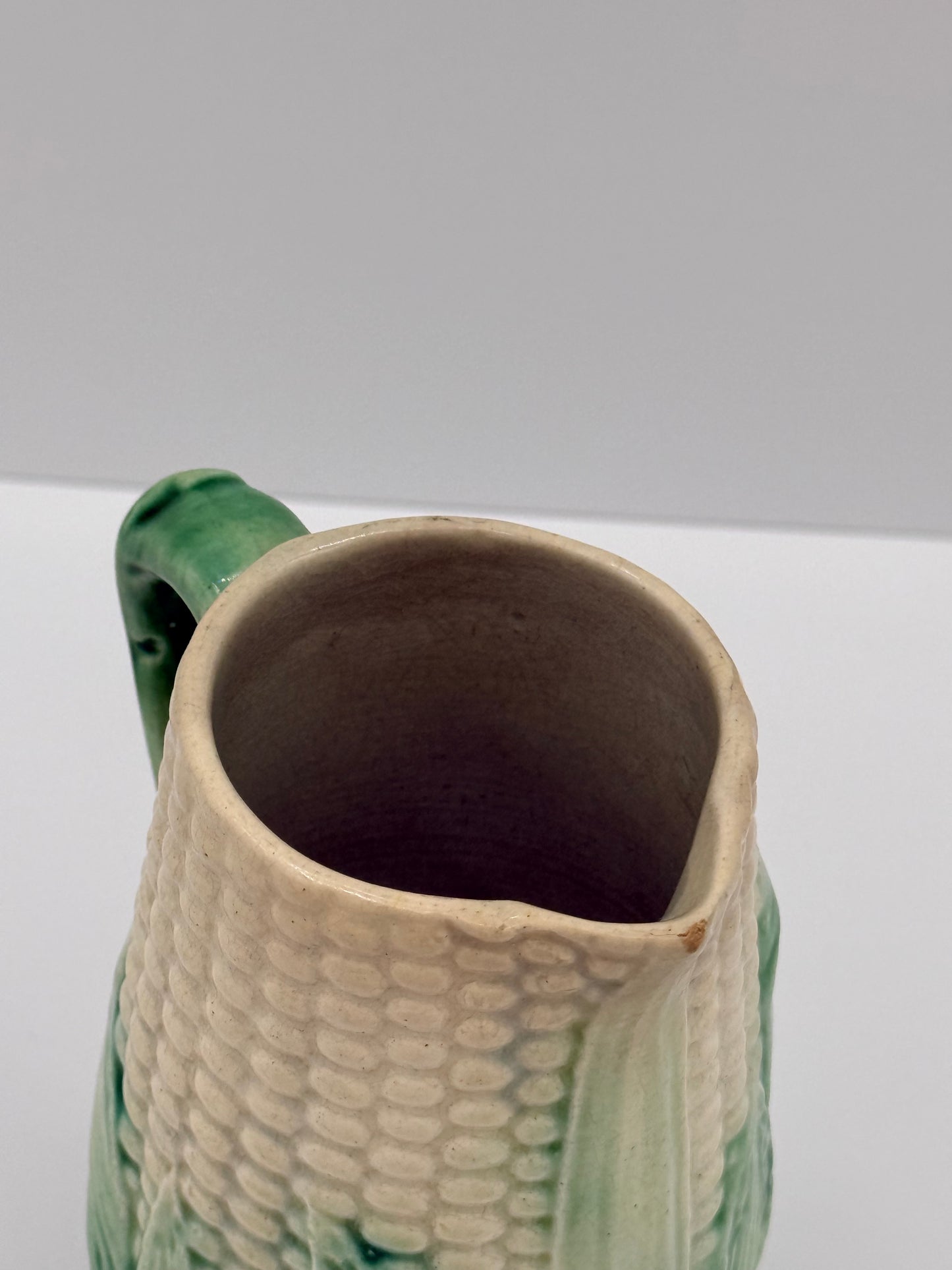 Etruscan Majolican Corn Creamer