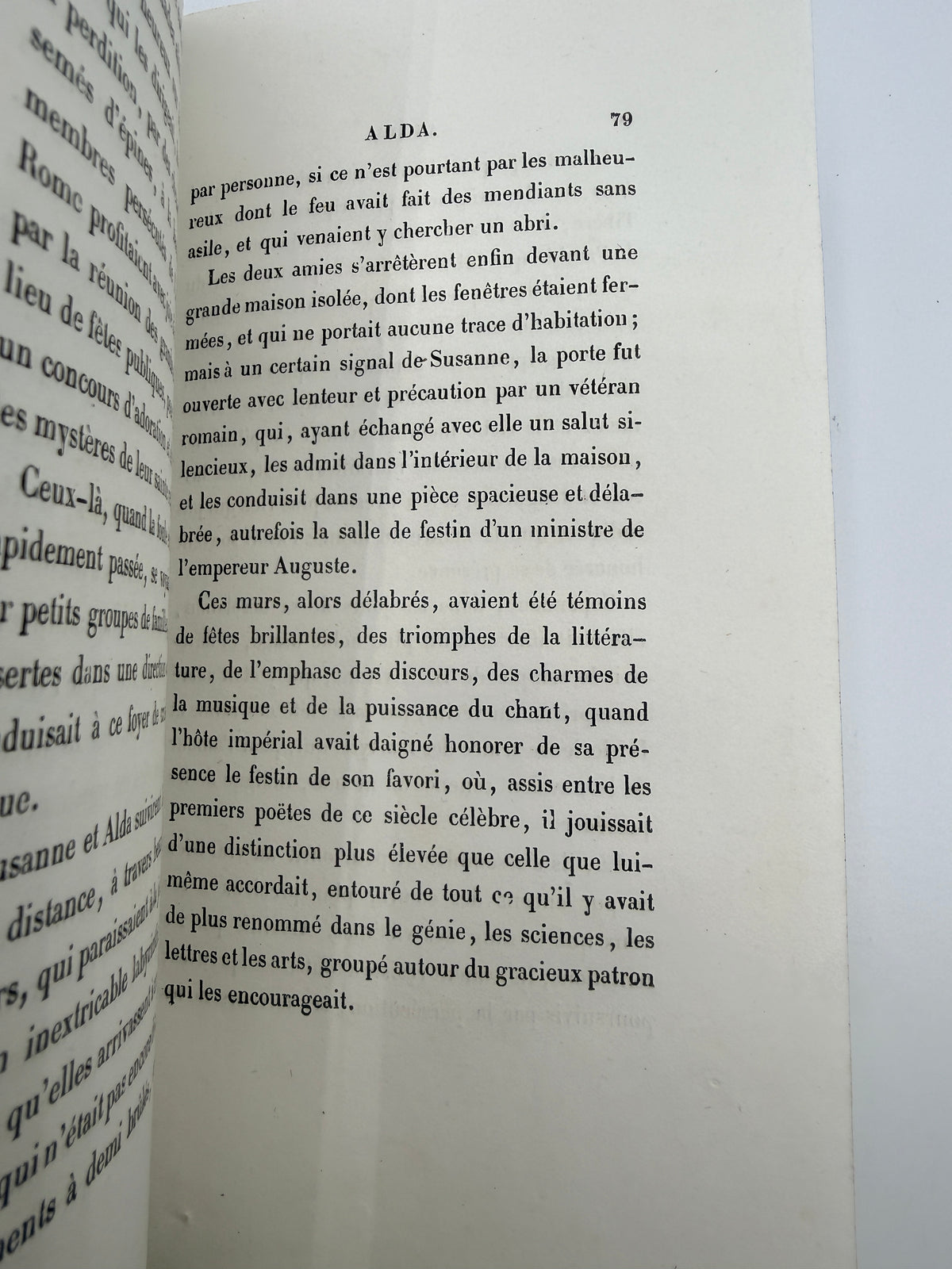 Alda, Antique French Book, 1859
