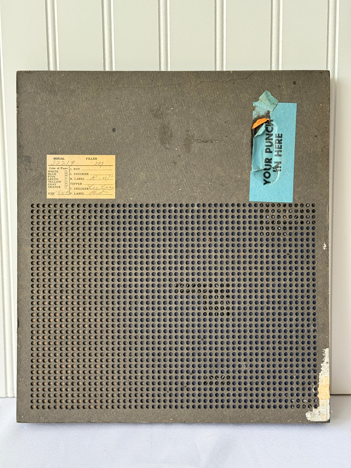 Lu-Lu Ticket Winner Vintage Punch Board
