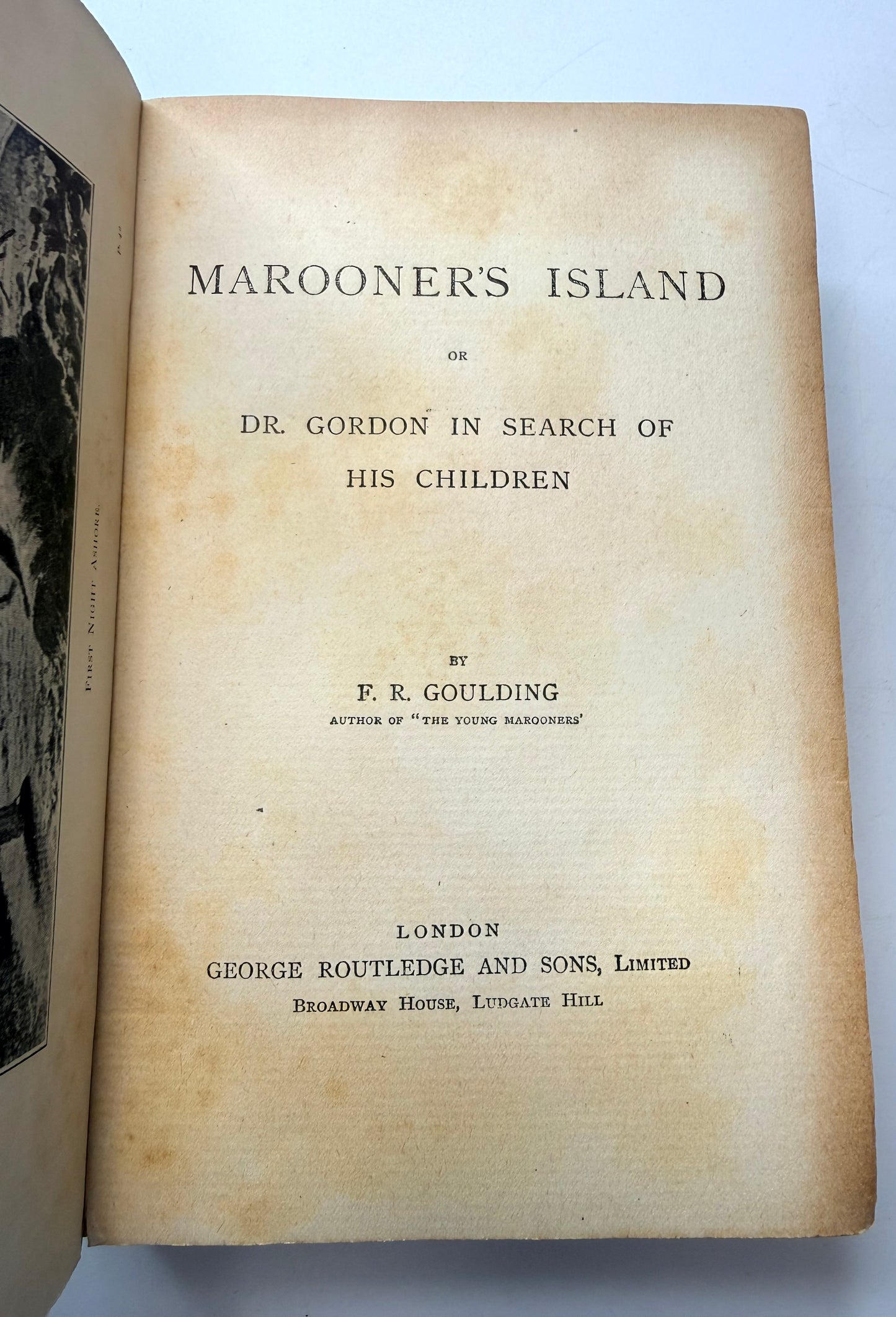 Marooner’s Island by F R Goulding