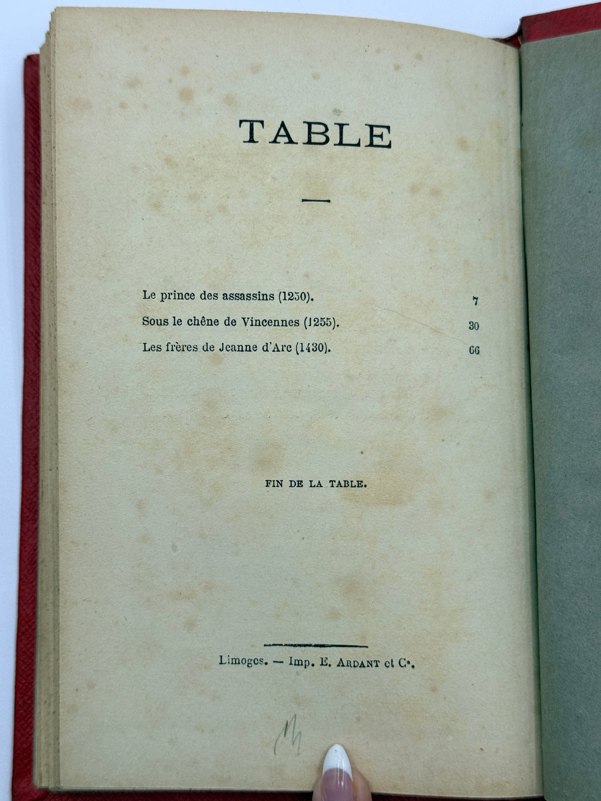 Recits des Temps Passes, French or Tales of Times Past