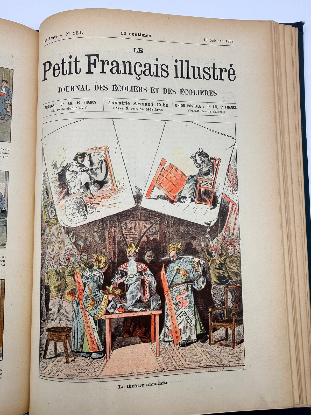 Les Petit Francais Illustraé Journal, 1902, Antique French Journal Collection