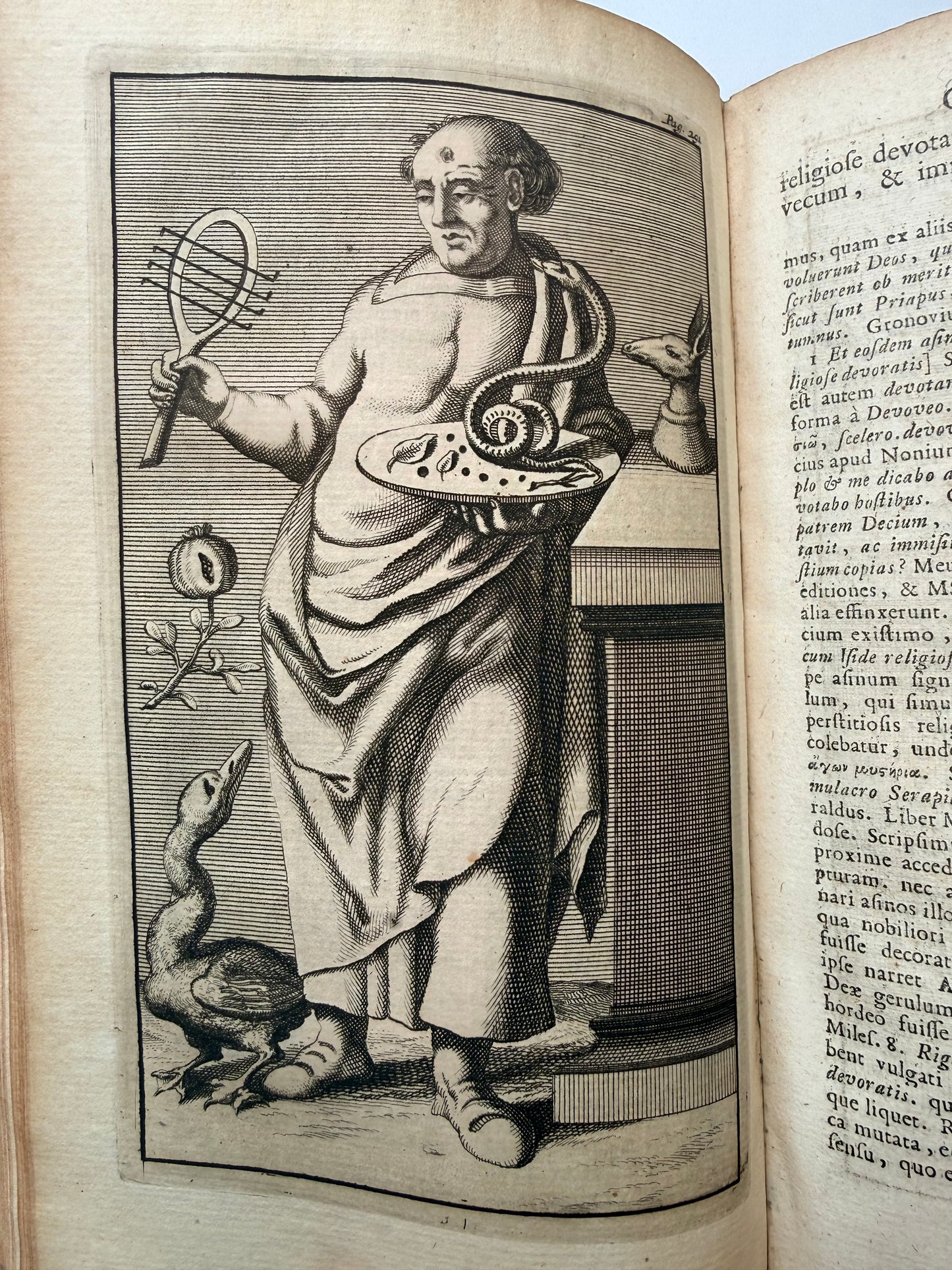 Octavius by Minucius Felix, White Vellum Book, 1709, Latin