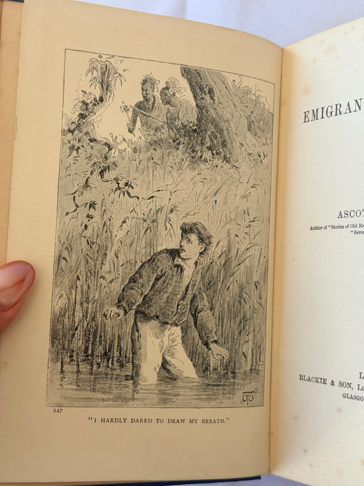 An Emigrant Boy’s Story by Ascott R Hope