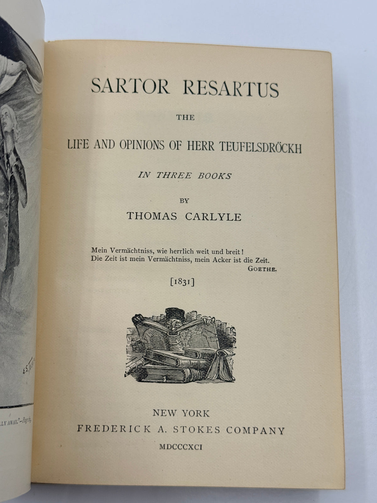Sartor Resartus by Thomas Carlyle, 1891