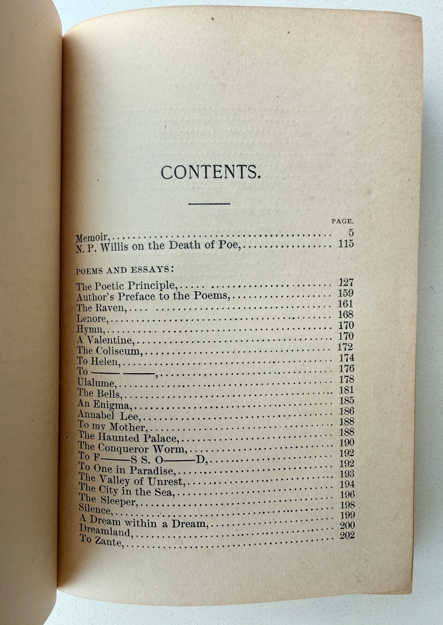 Edgar Allen Poe’s Poetical Works with Memoir (~1895)